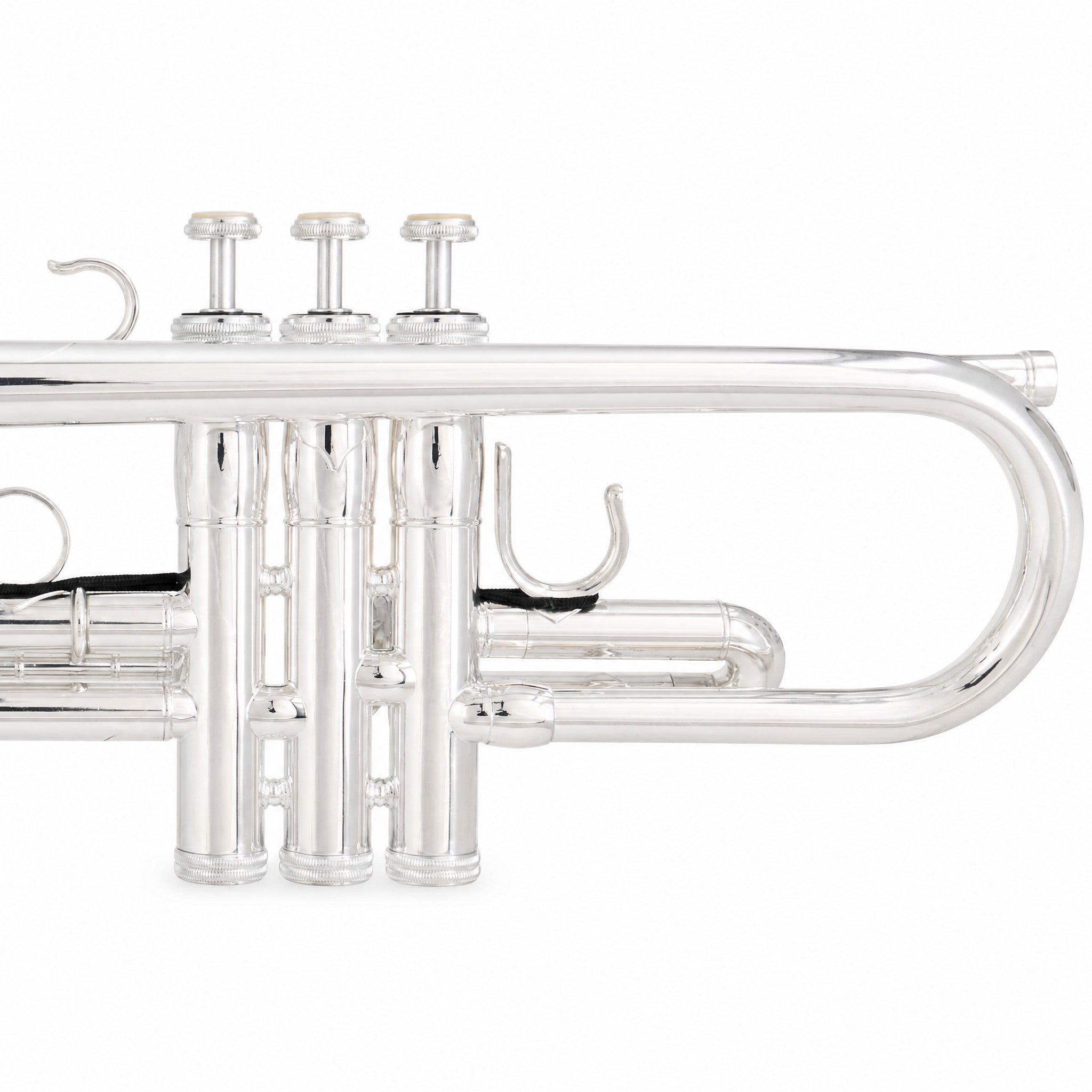 S.E. Shires Q10S Q-Series Professional Bb Trumpet in Silver Plate