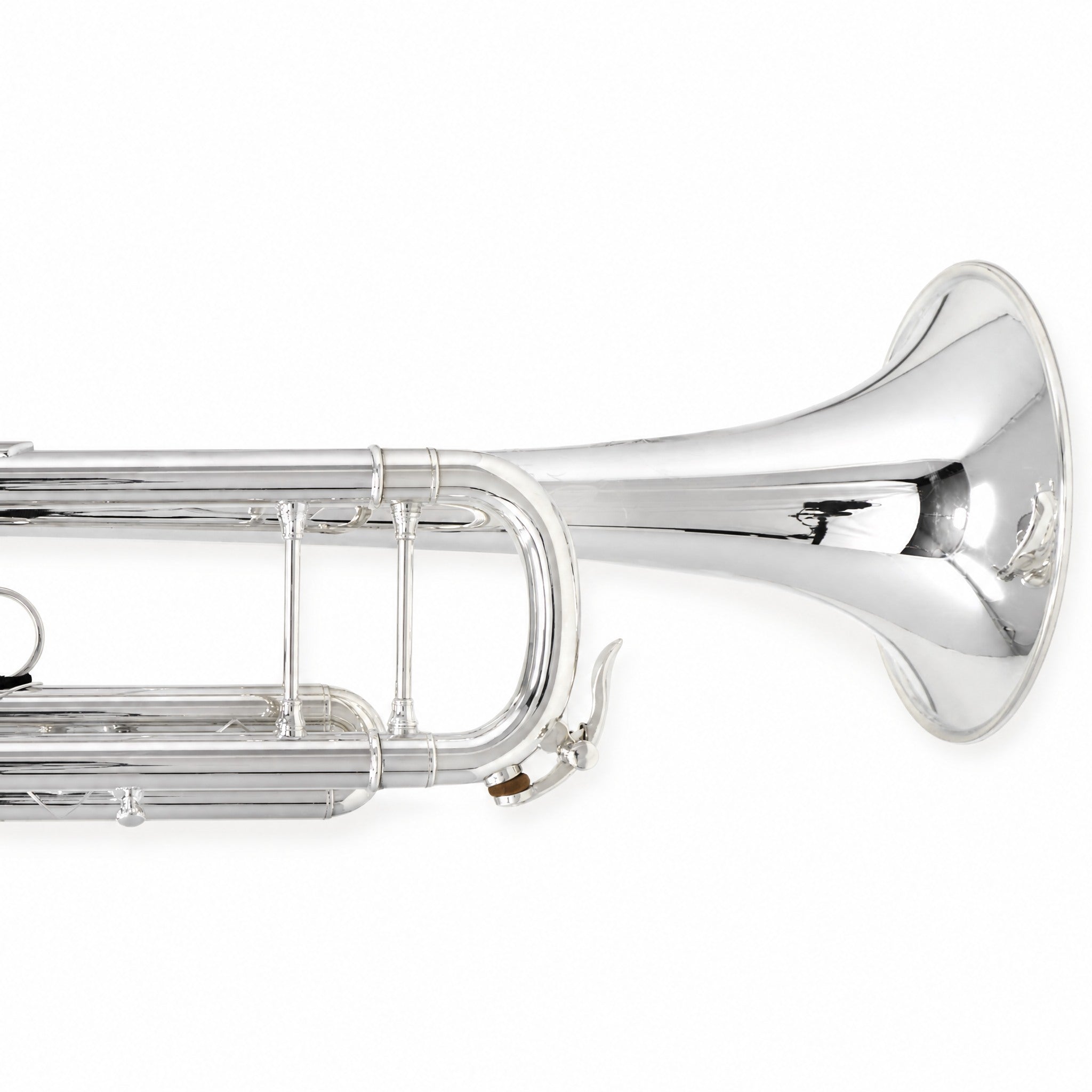 S.E. Shires Q10S Q-Series Professional Bb Trumpet in Silver Plate