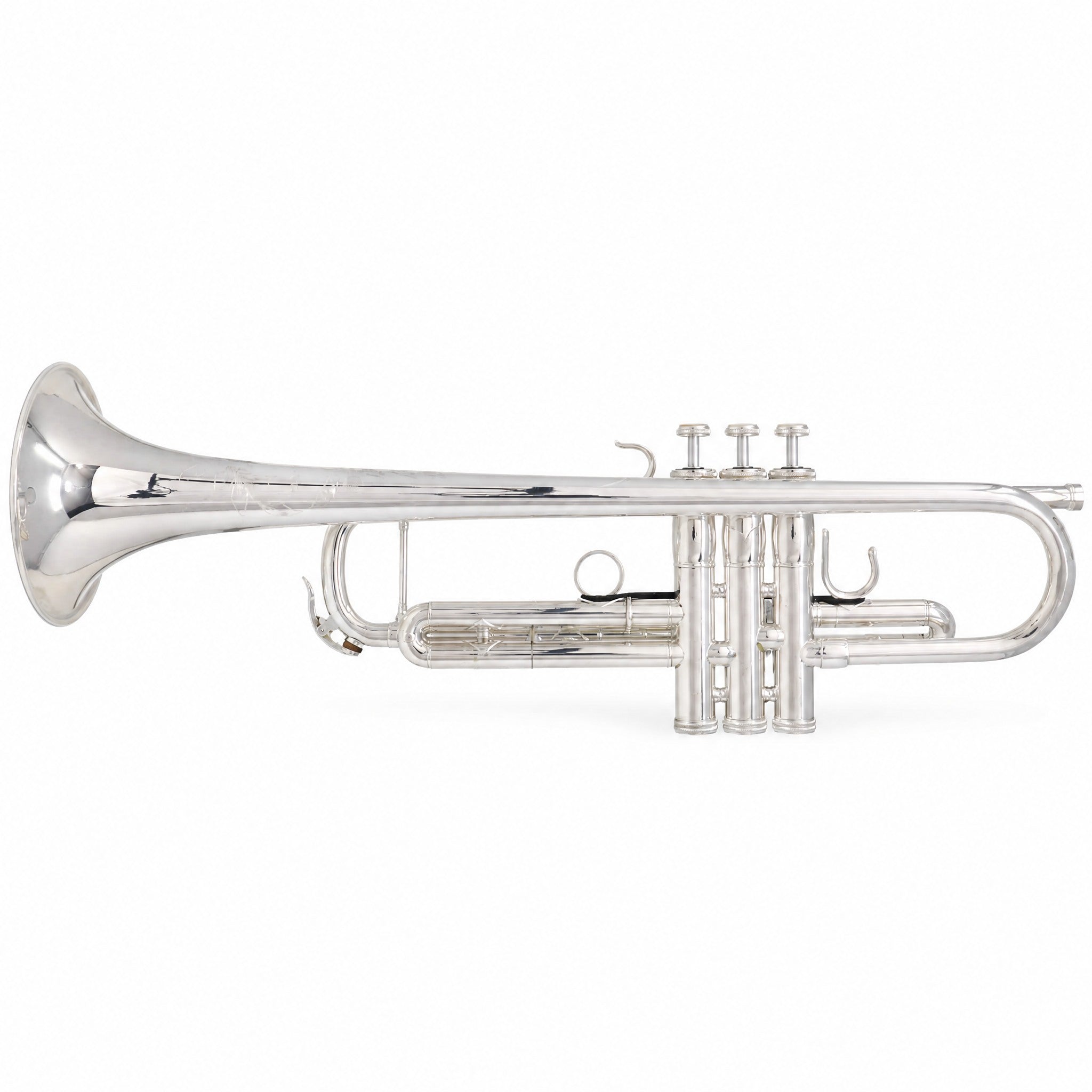 S.E. Shires Q10RS Q-Series Professional Bb Trumpet in Silver Plate