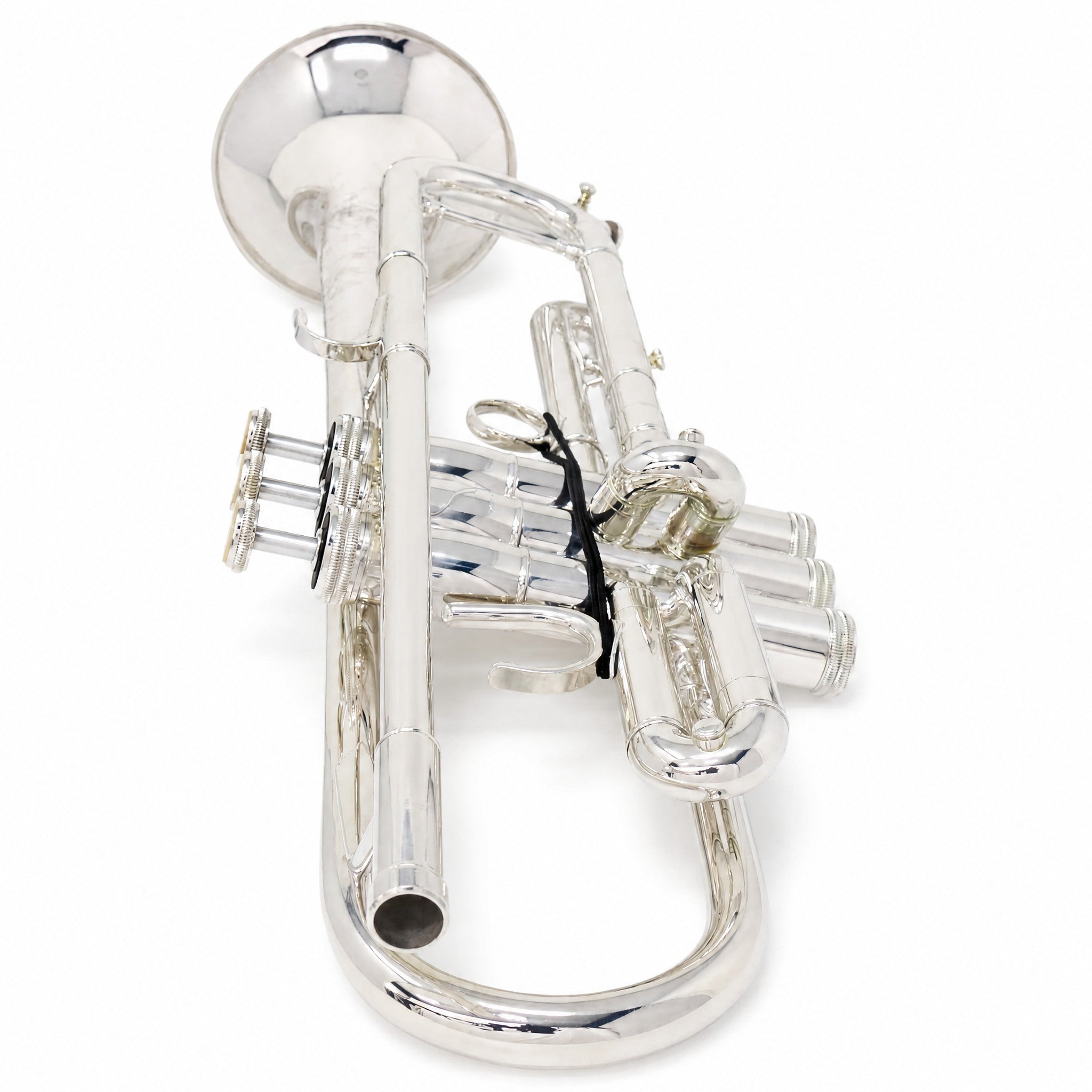 S.E. Shires Q10RS Q-Series Professional Bb Trumpet in Silver Plate