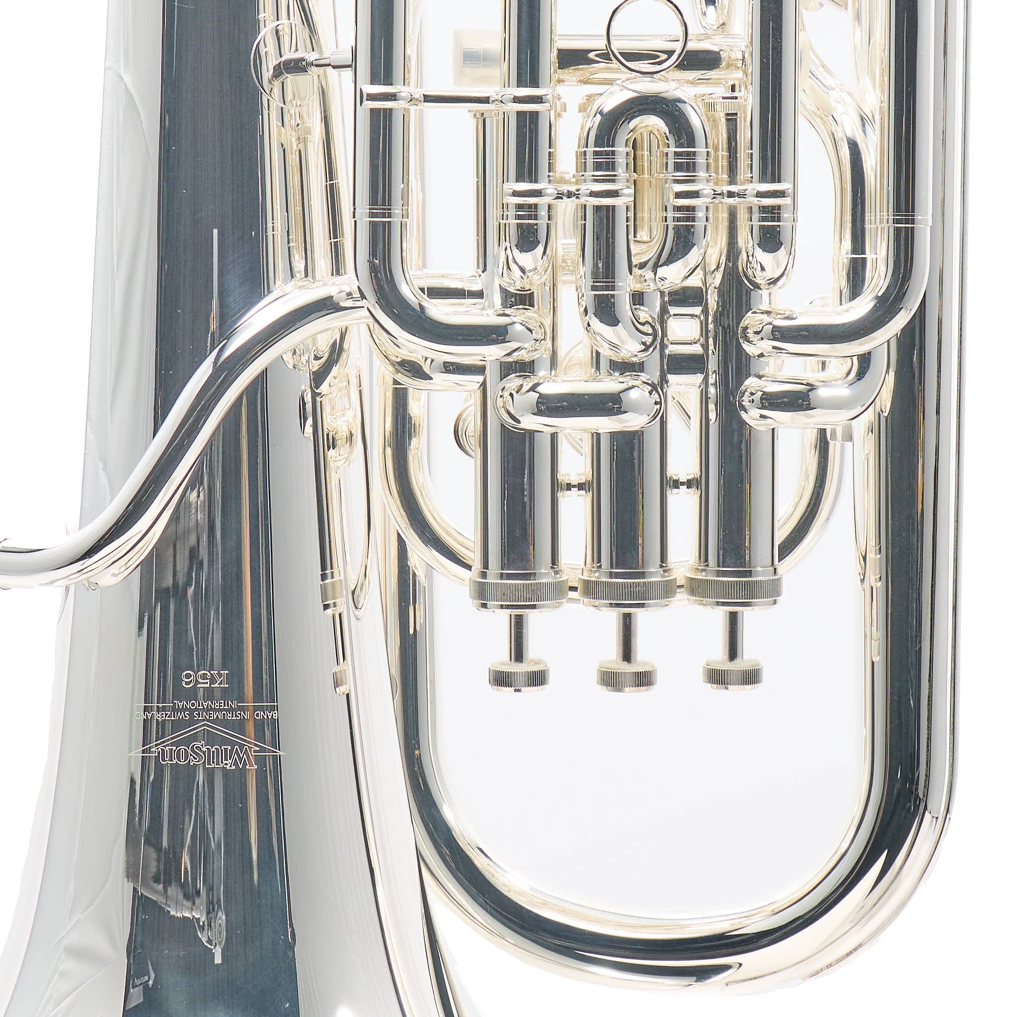 Willson K56S K-Series Bb Compensating Euphonium in Silver Plate