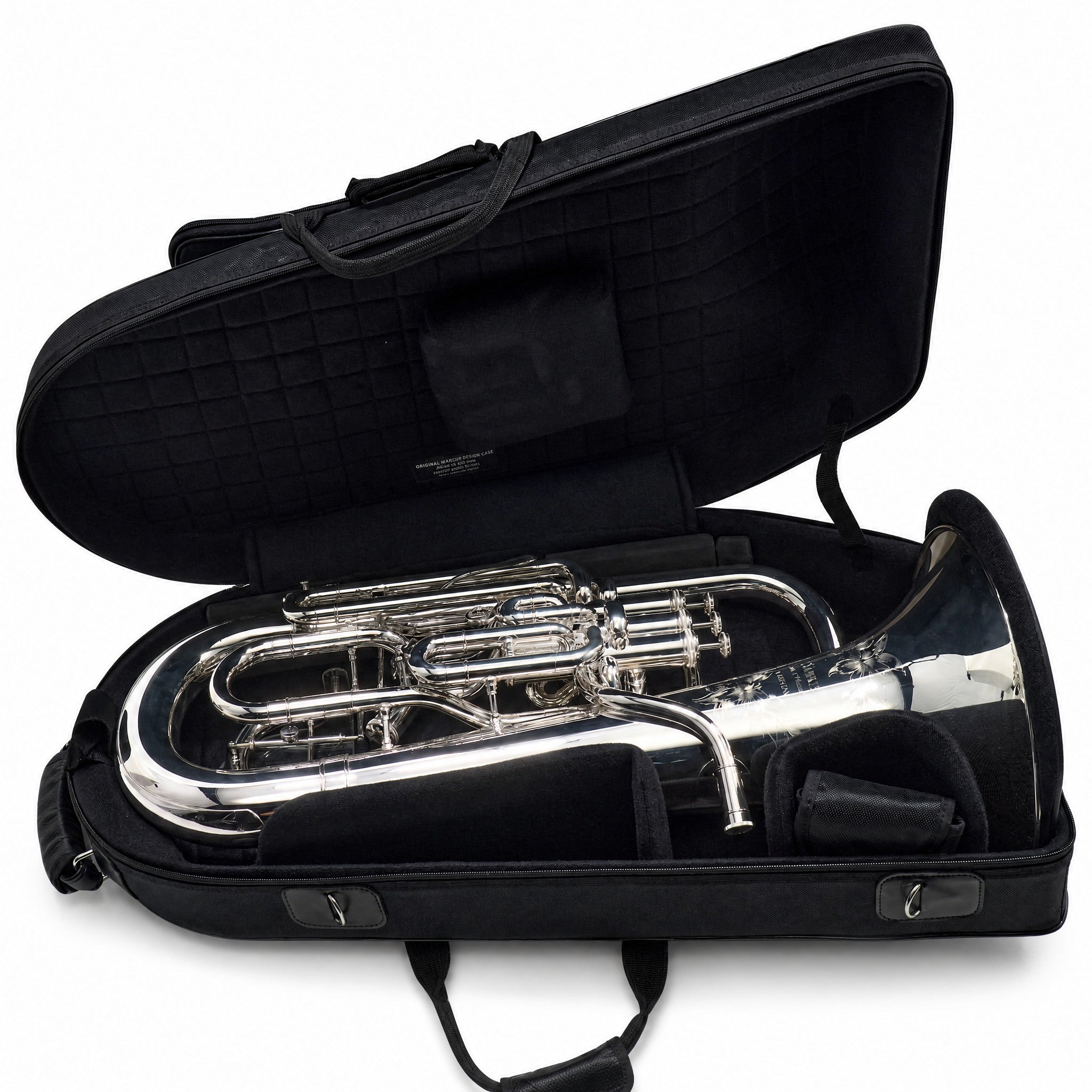 S.E. Shires SEUSC-TS Custom Professional Bb Euphonium Silver Plate