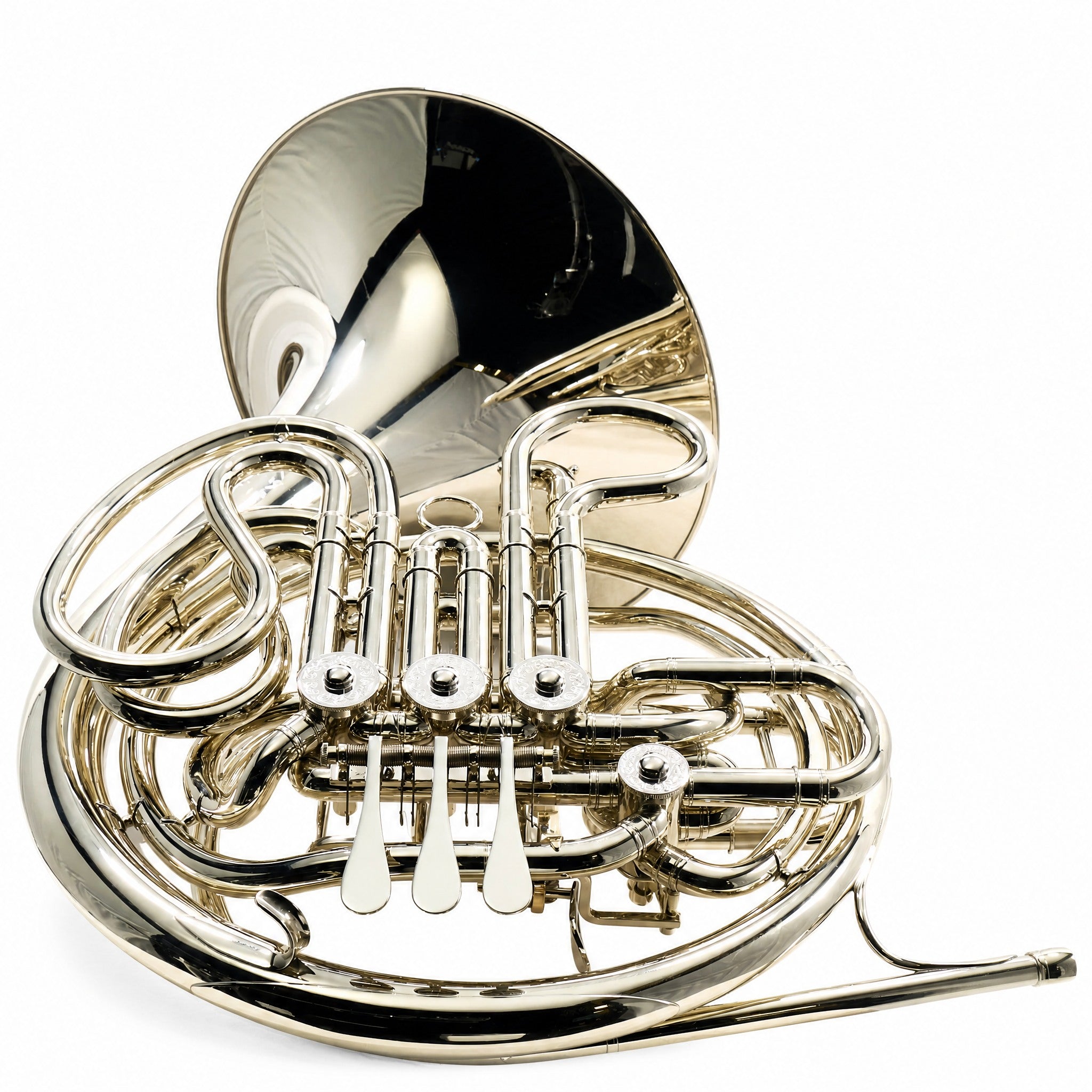 Hans Hoyer HH6802NS-1-0 'Heritage' Kruspe Wrap Double French Horn in Nickel Silver