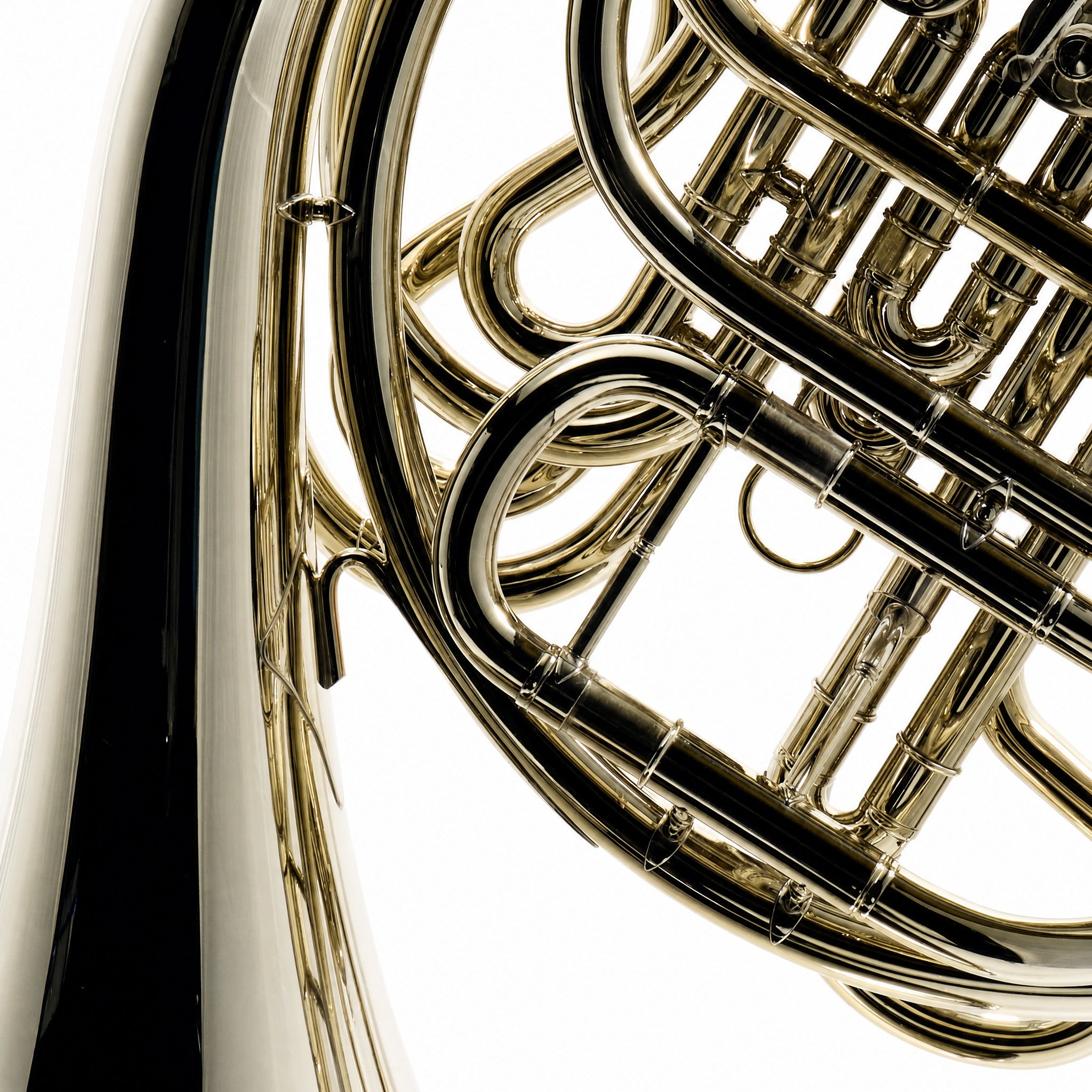 Hans Hoyer HH6802NS-1-0 'Heritage' Kruspe Wrap Double French Horn in Nickel Silver