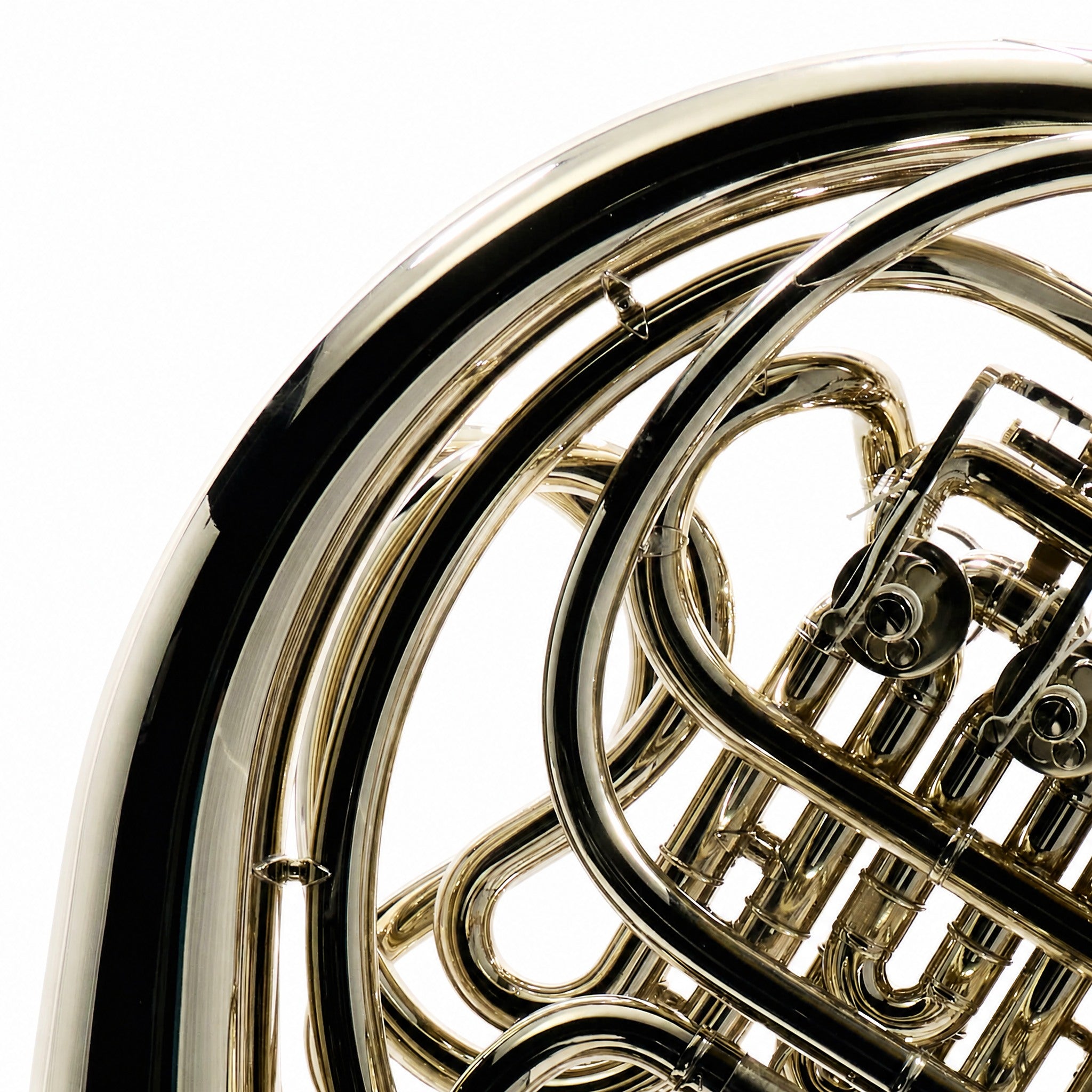 Hans Hoyer HH6802NS-1-0 'Heritage' Kruspe Wrap Double French Horn in Nickel Silver