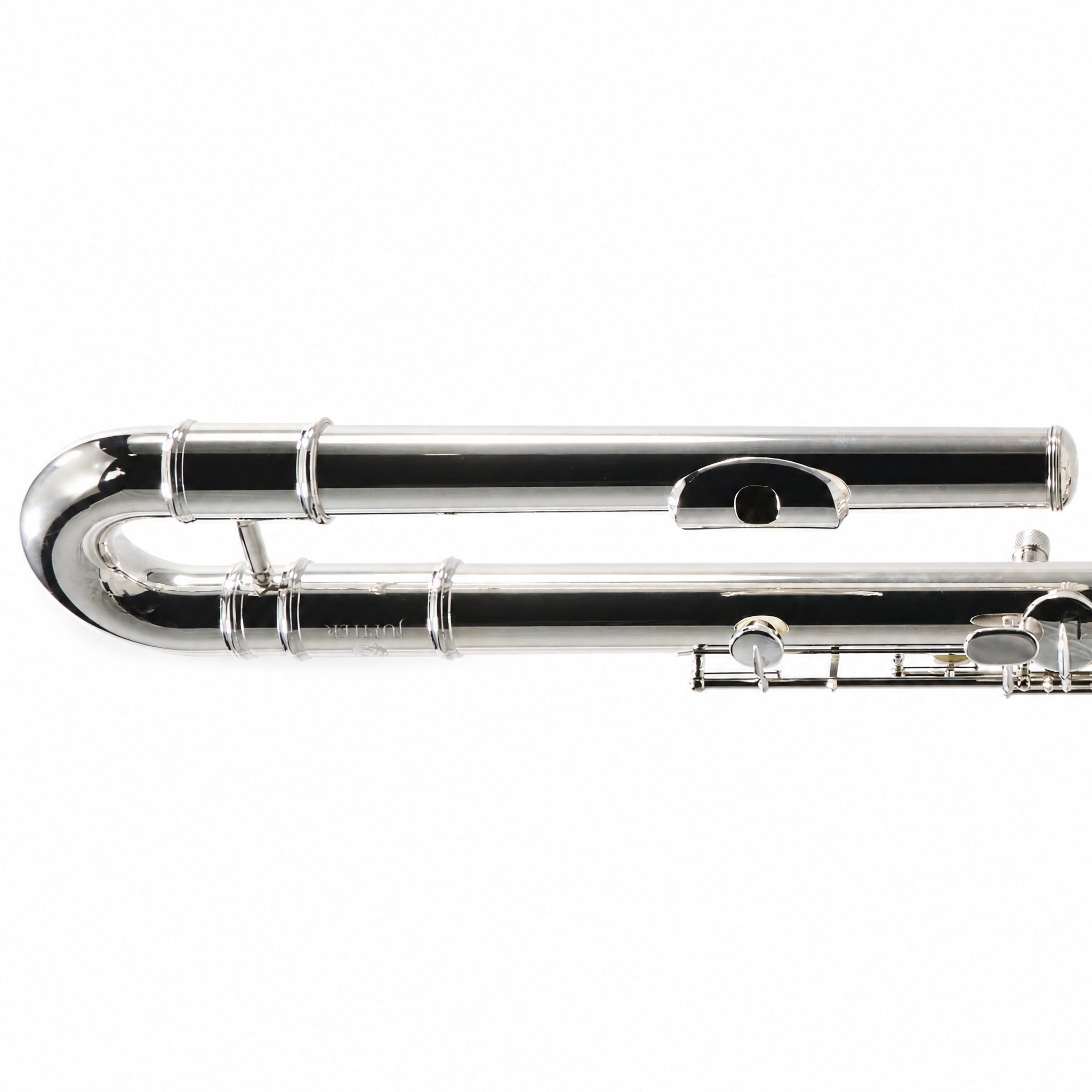 Jupiter JBF1000 Professional Bass Flute in Silver Plate