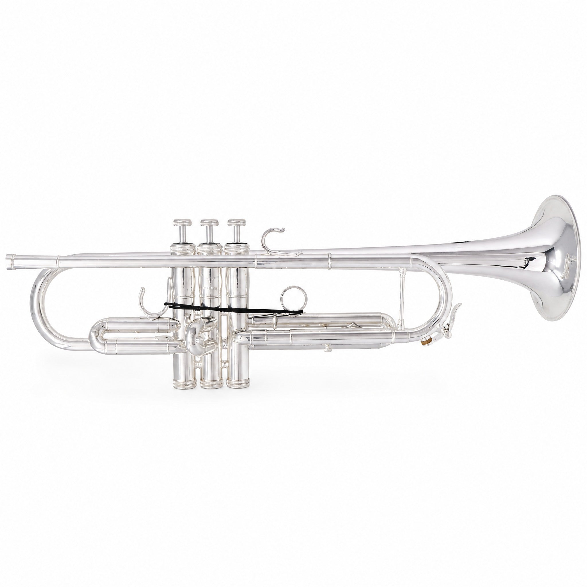 S.E. Shires Q12GRS Professional Bb Trumpet in Silver Plate