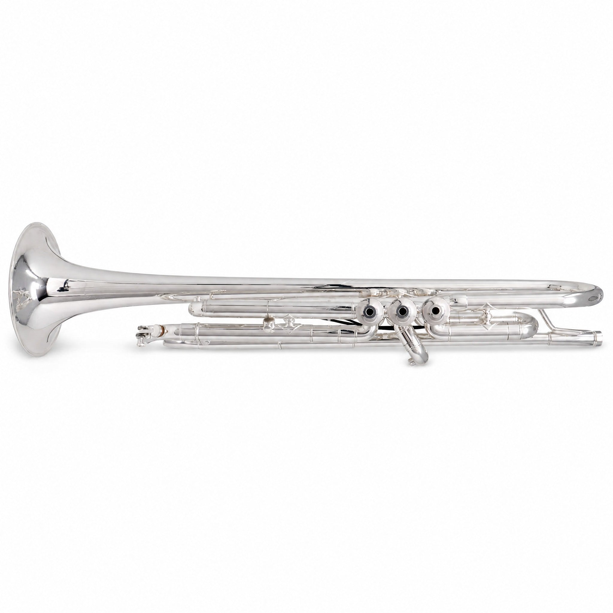 S.E. Shires Q12GRS Professional Bb Trumpet in Silver Plate