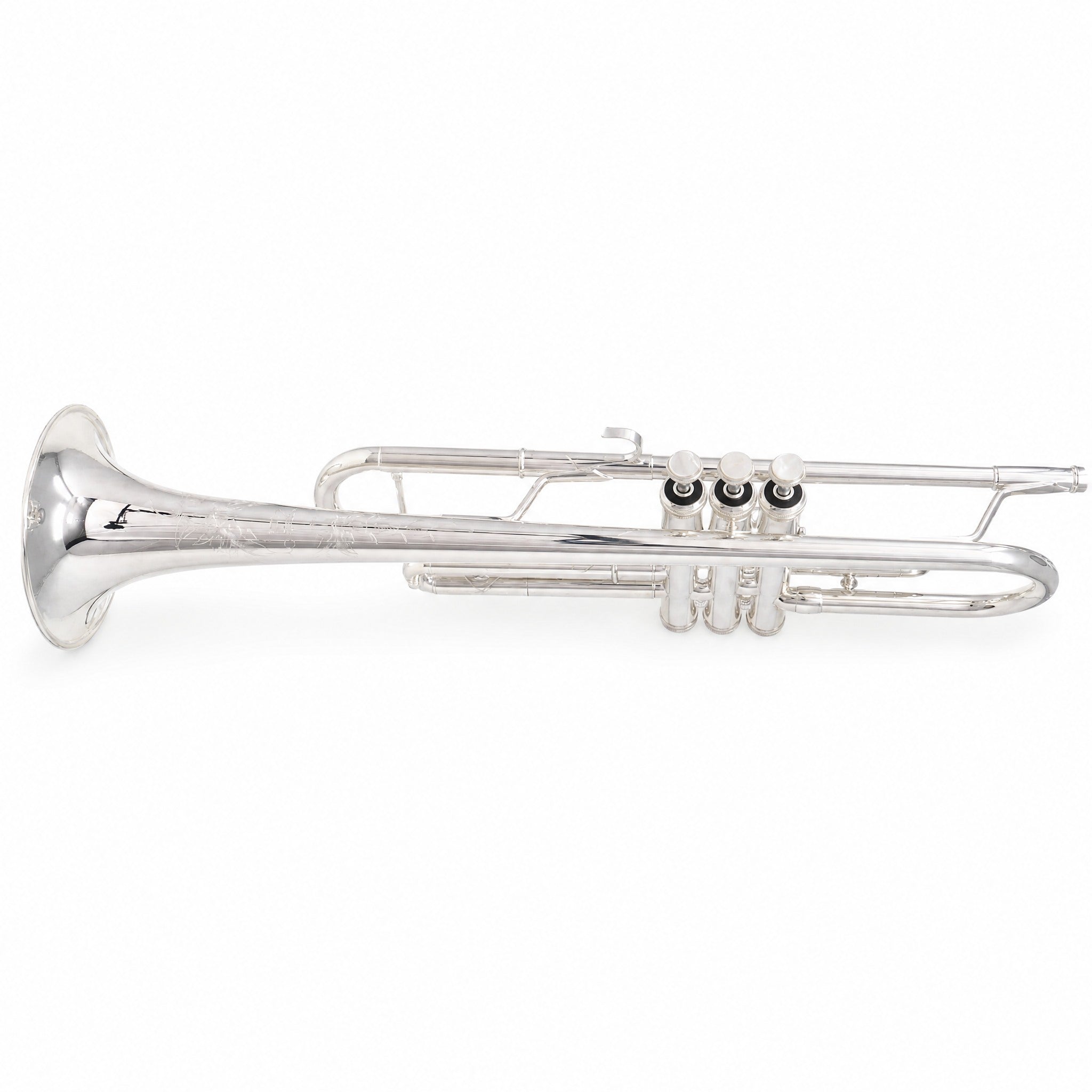 S.E. Shires Q12GRS Professional Bb Trumpet in Silver Plate