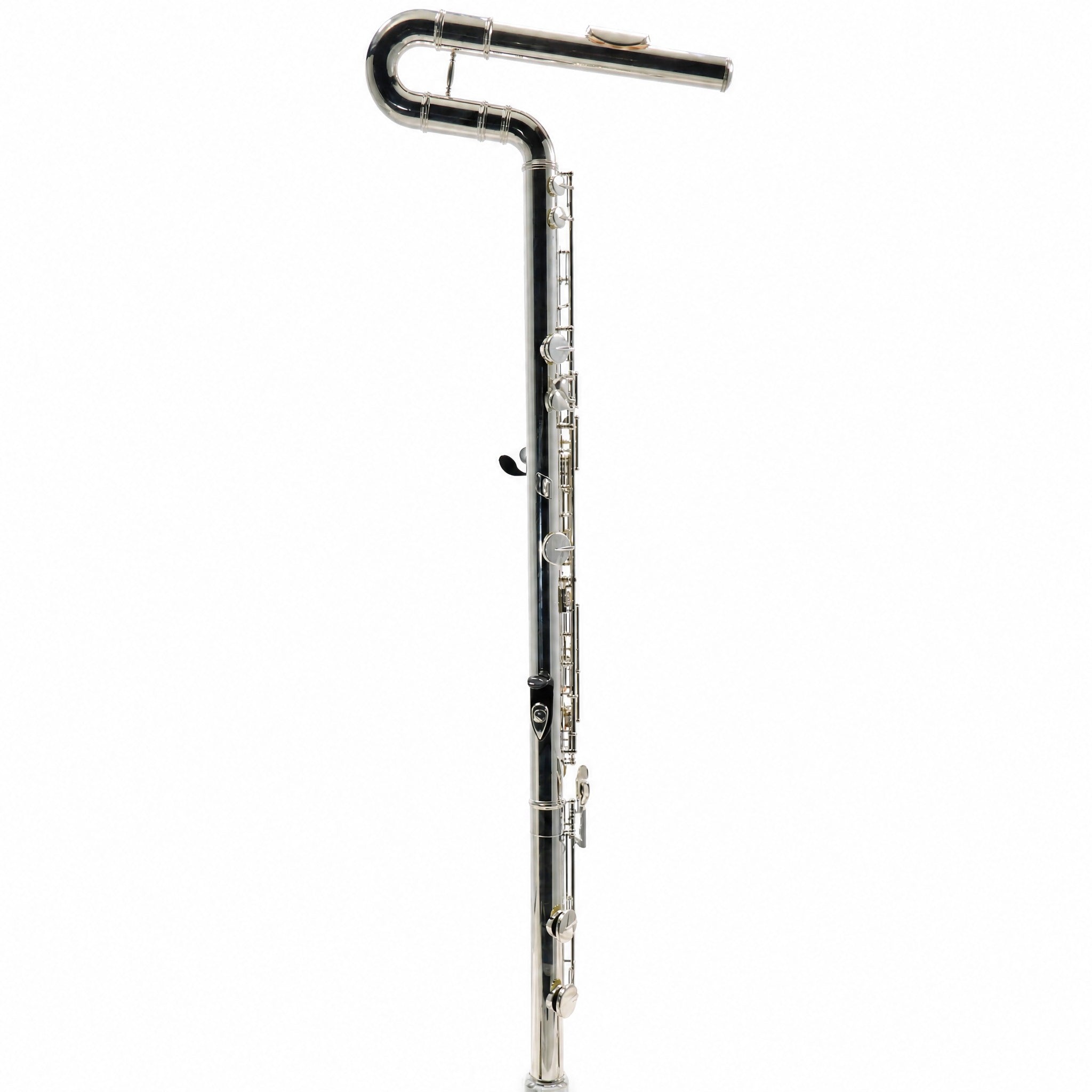 Jupiter JBF1100E Professional Vertical Bass Flute in Silver Plate