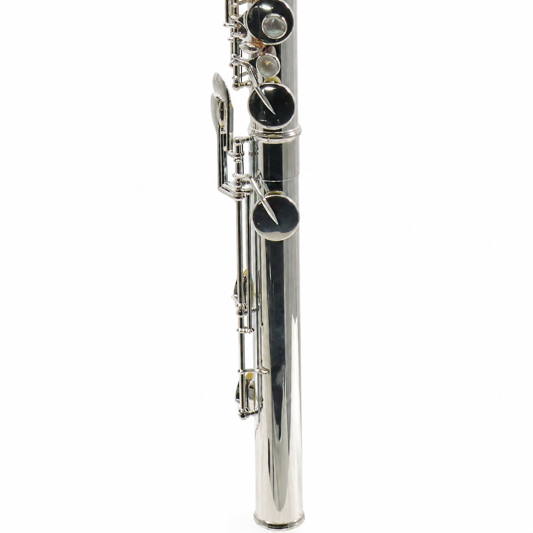 Jupiter JBF1100E Professional Vertical Bass Flute in Silver Plate