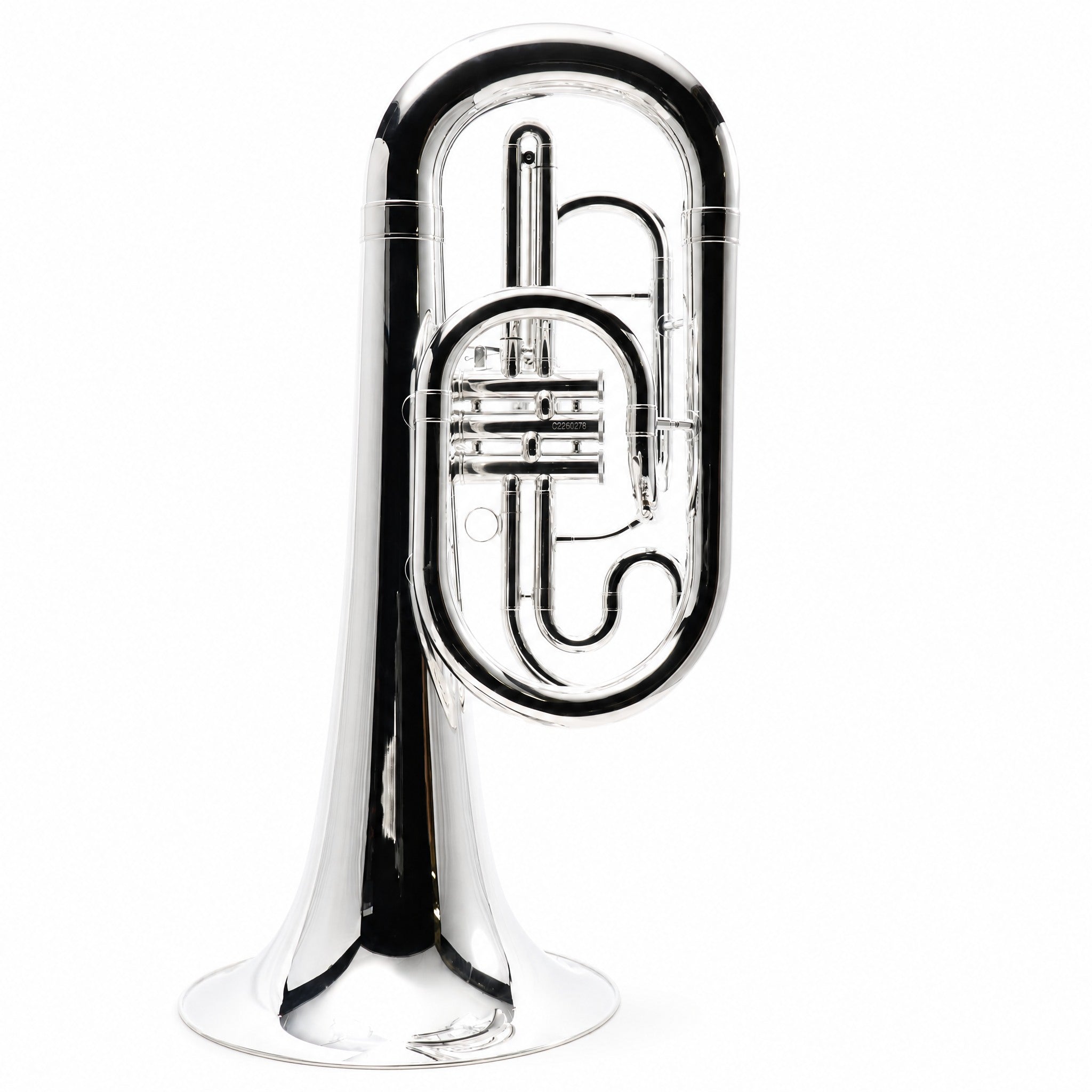 Eastman EME421S Intermediate Bb Marching Euphonium in Silver Plate
