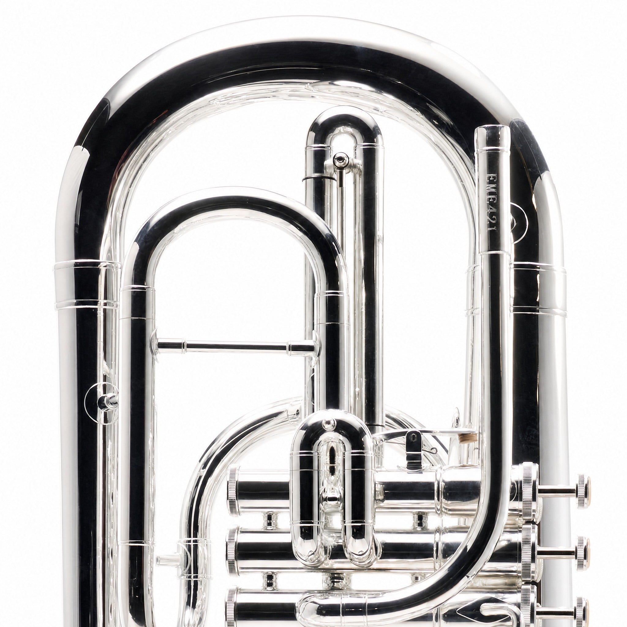 Eastman EME421S Intermediate Bb Marching Euphonium in Silver Plate