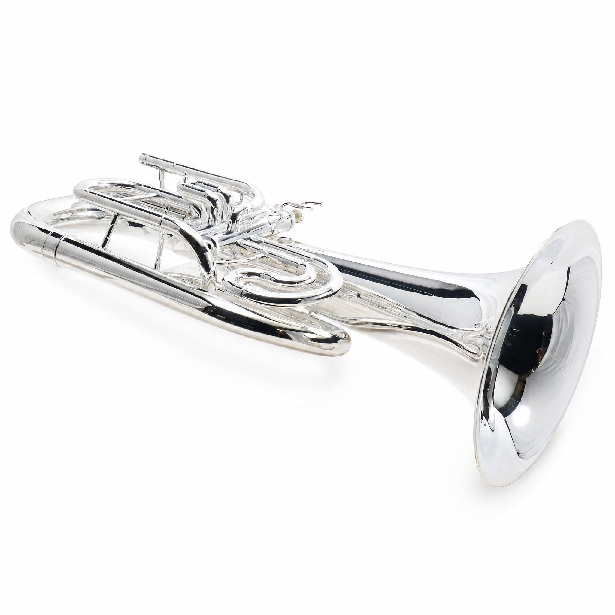 Eastman EME421S Intermediate Bb Marching Euphonium in Silver Plate