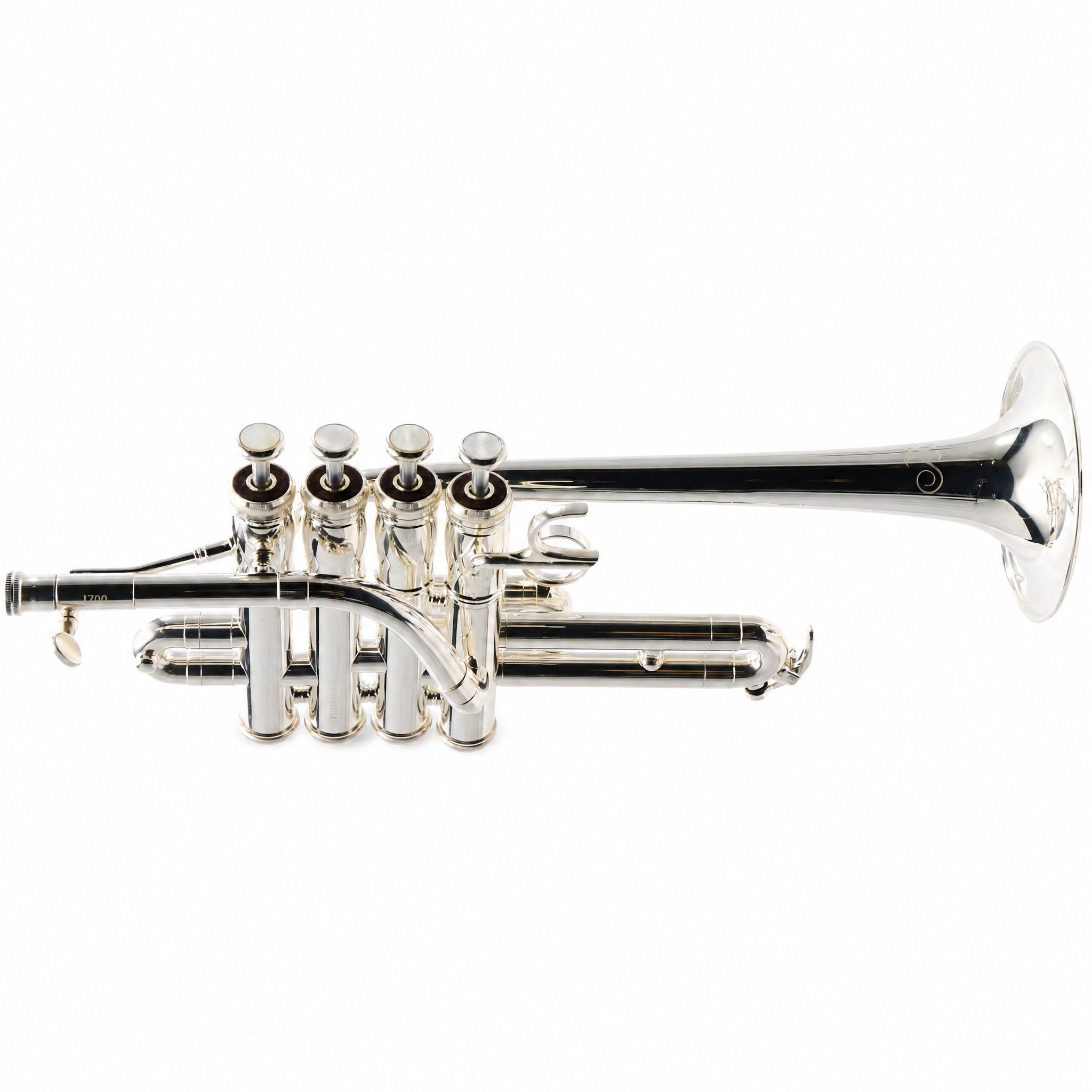Jupiter XO 1700S Professional Bb/A Piccolo Trumpet in Silver Plate