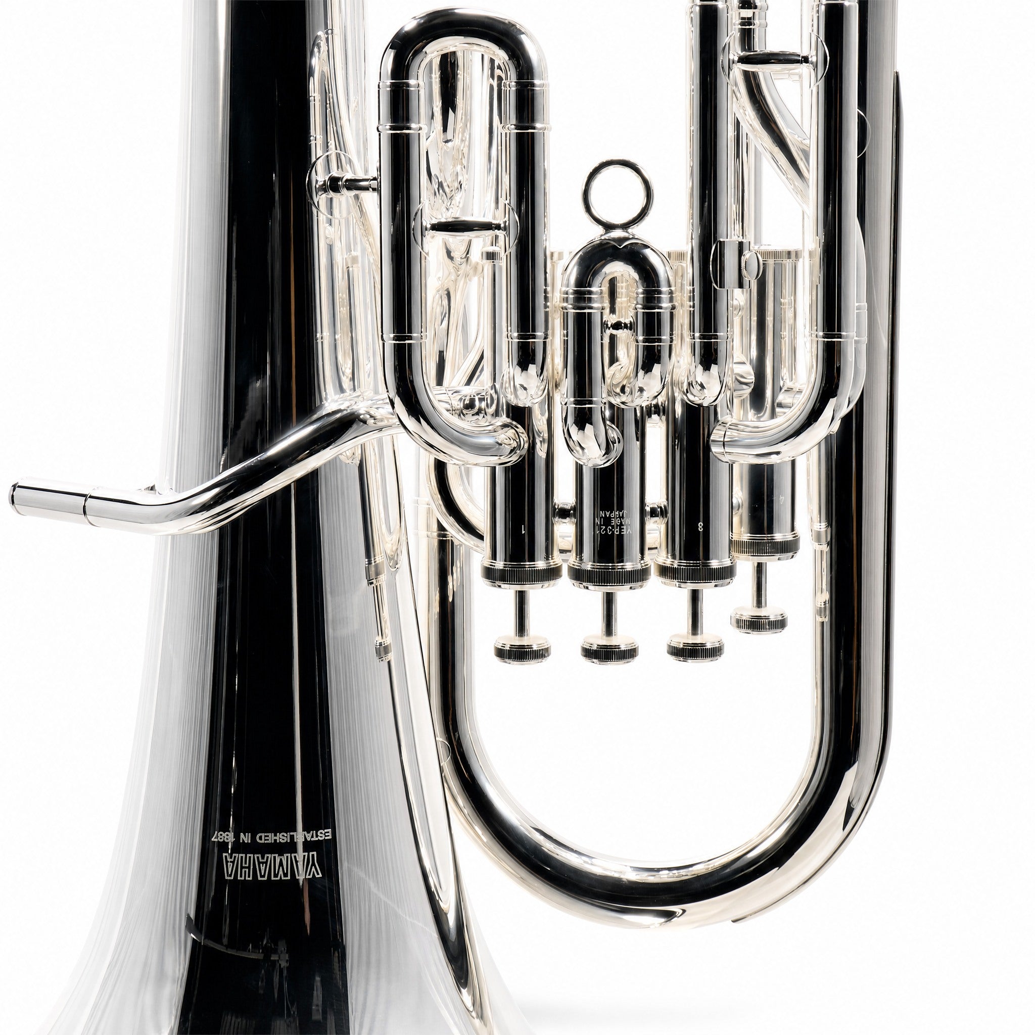 Yamaha YEP-321S Intermediate 4-Valve Bb Euphonium in Silver Plate