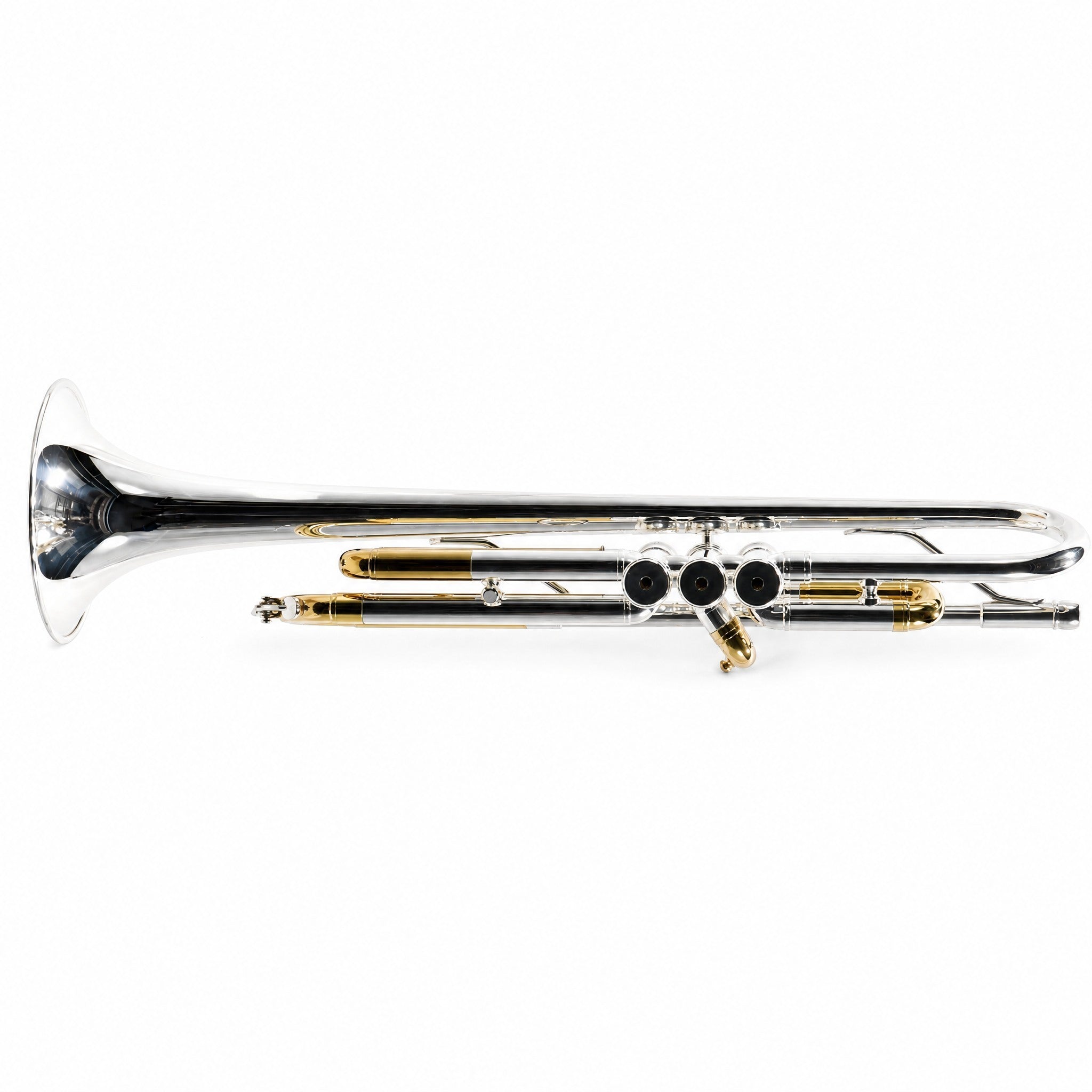 Yamaha YTR-5330MRC Intermediate Mariachi Bb Trumpet in Silver Plate with Gold Highlights