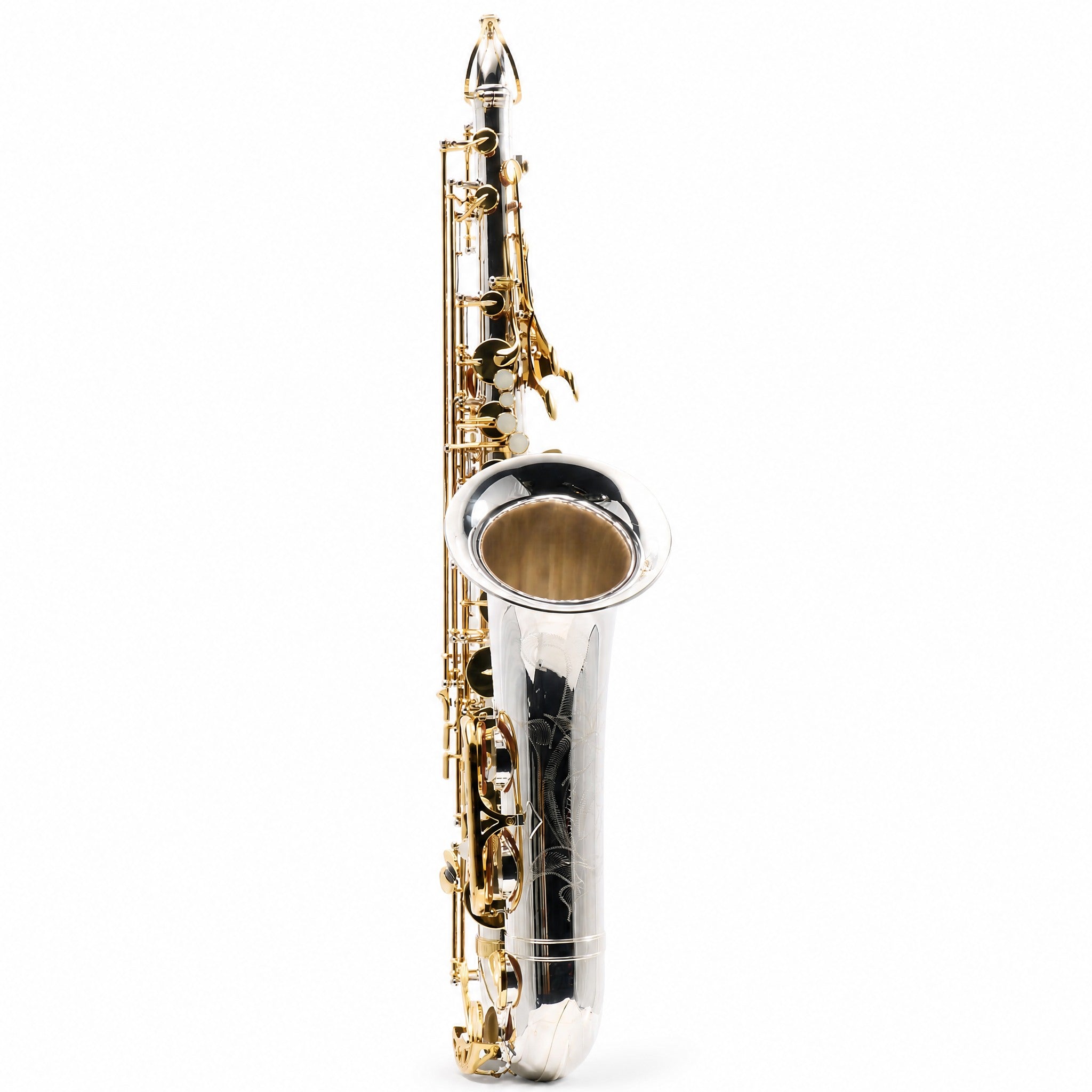Yamaha YTS-480SGLKY Intermediate Tenor Saxophone in Silver Plate