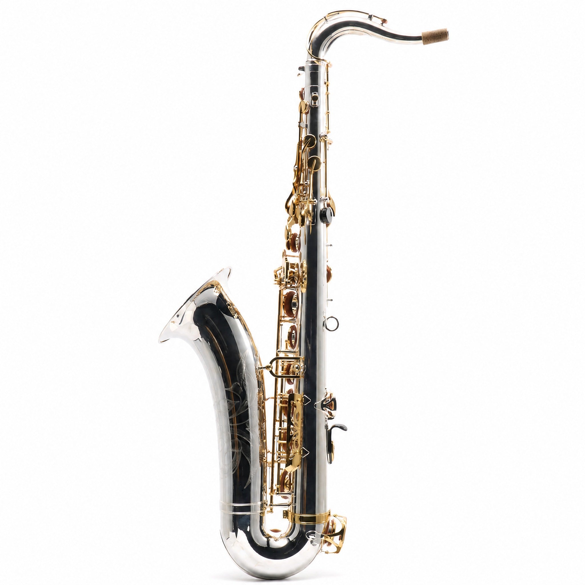 Yamaha YTS-480SGLKY Intermediate Tenor Saxophone in Silver Plate