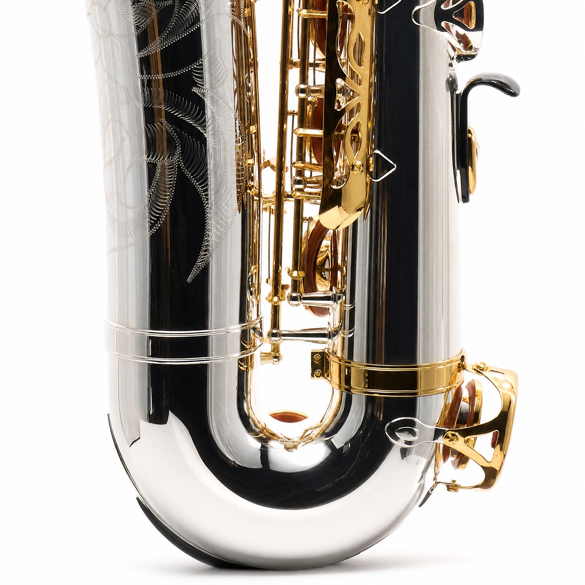 Yamaha YTS-480SGLKY Intermediate Tenor Saxophone in Silver Plate