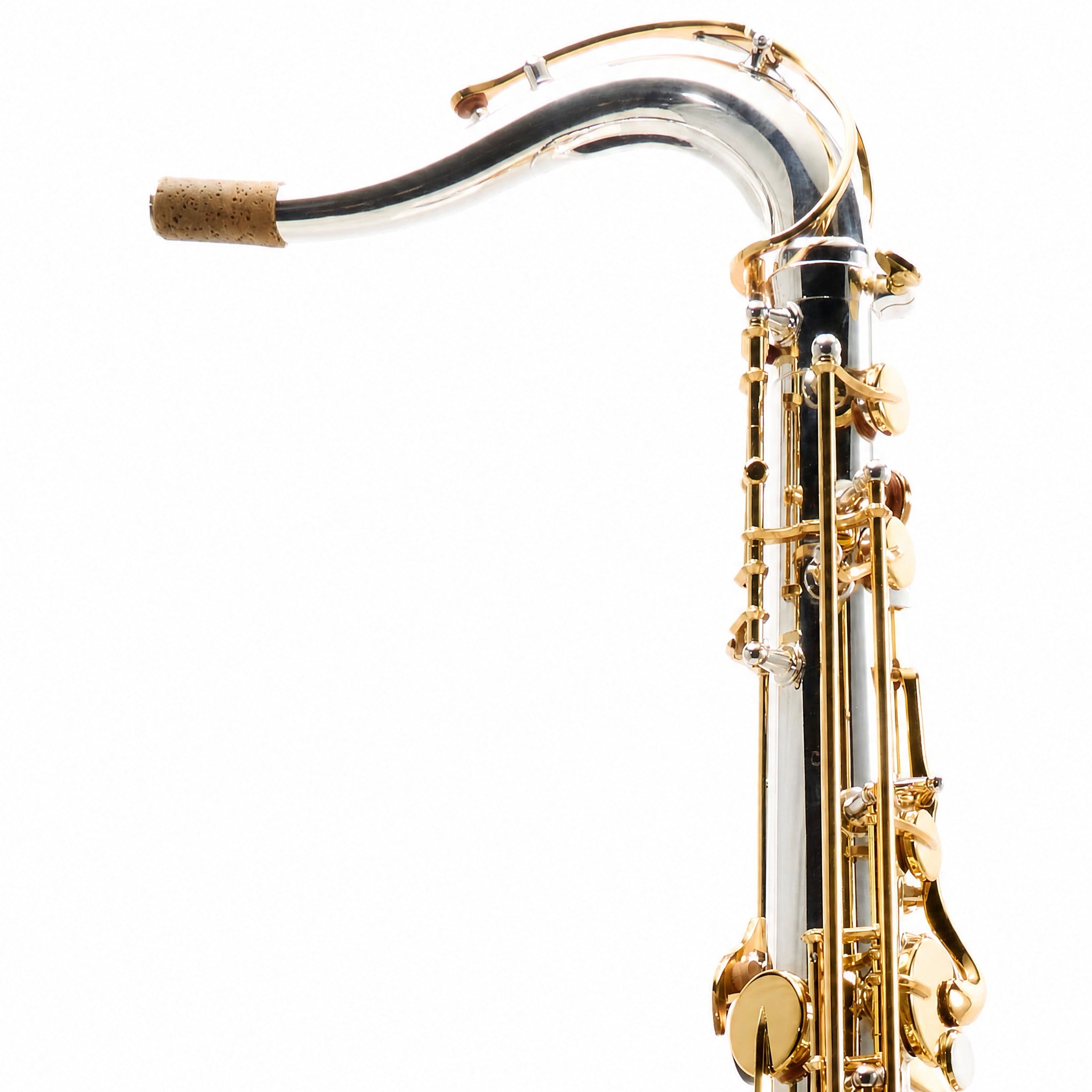 Yamaha YTS-480SGLKY Intermediate Tenor Saxophone in Silver Plate