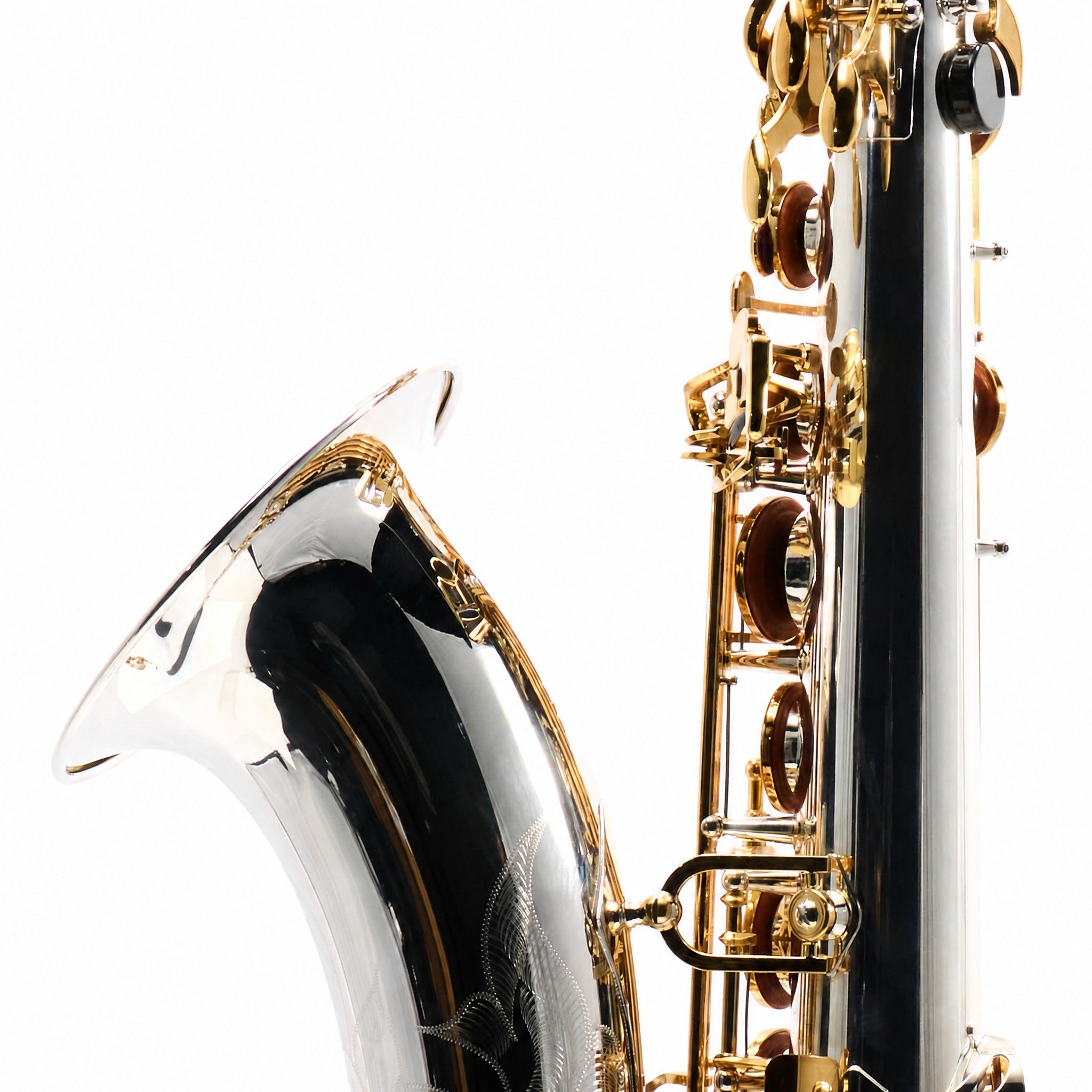 Yamaha YTS-480SGLKY Intermediate Tenor Saxophone in Silver Plate