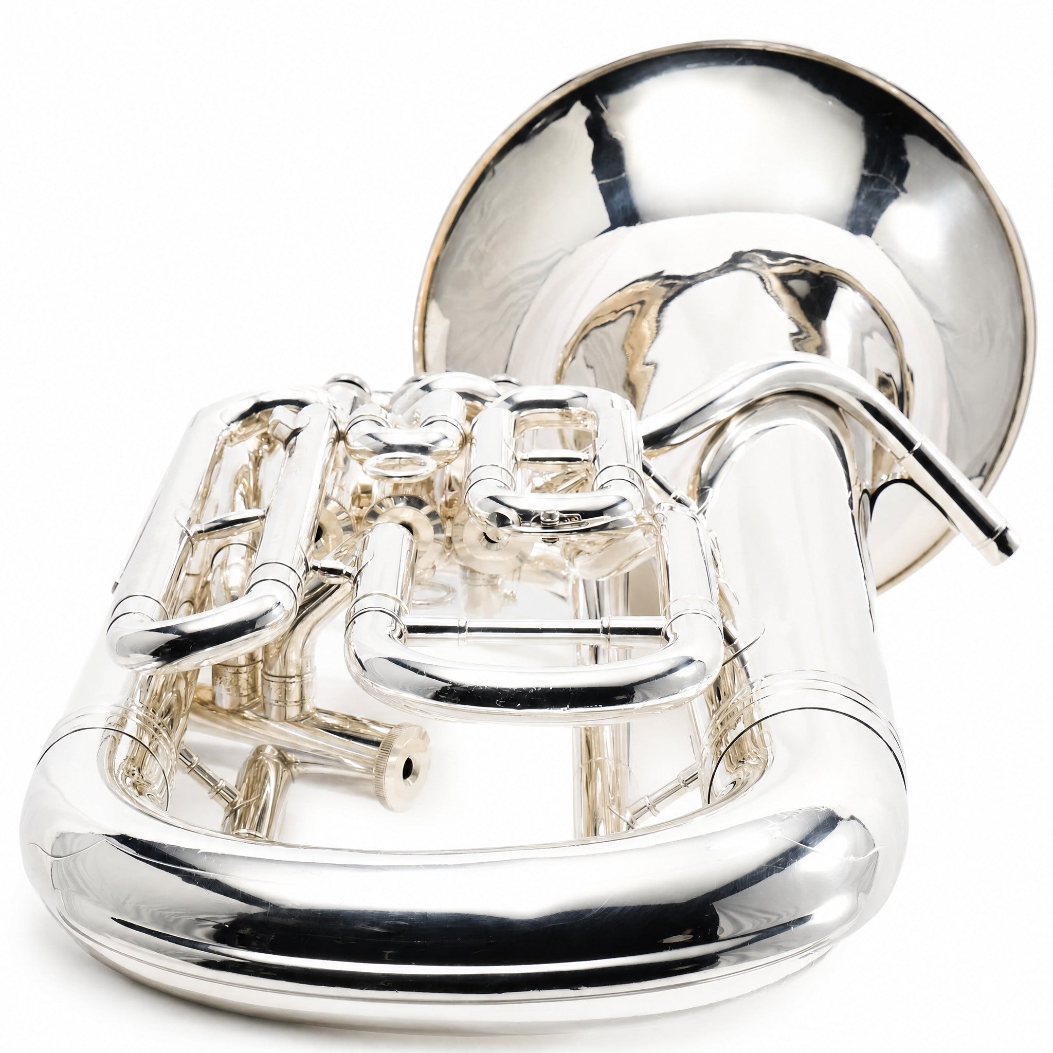 Yamaha YEP-641 Professional Bb Euphonium in Silver Plate