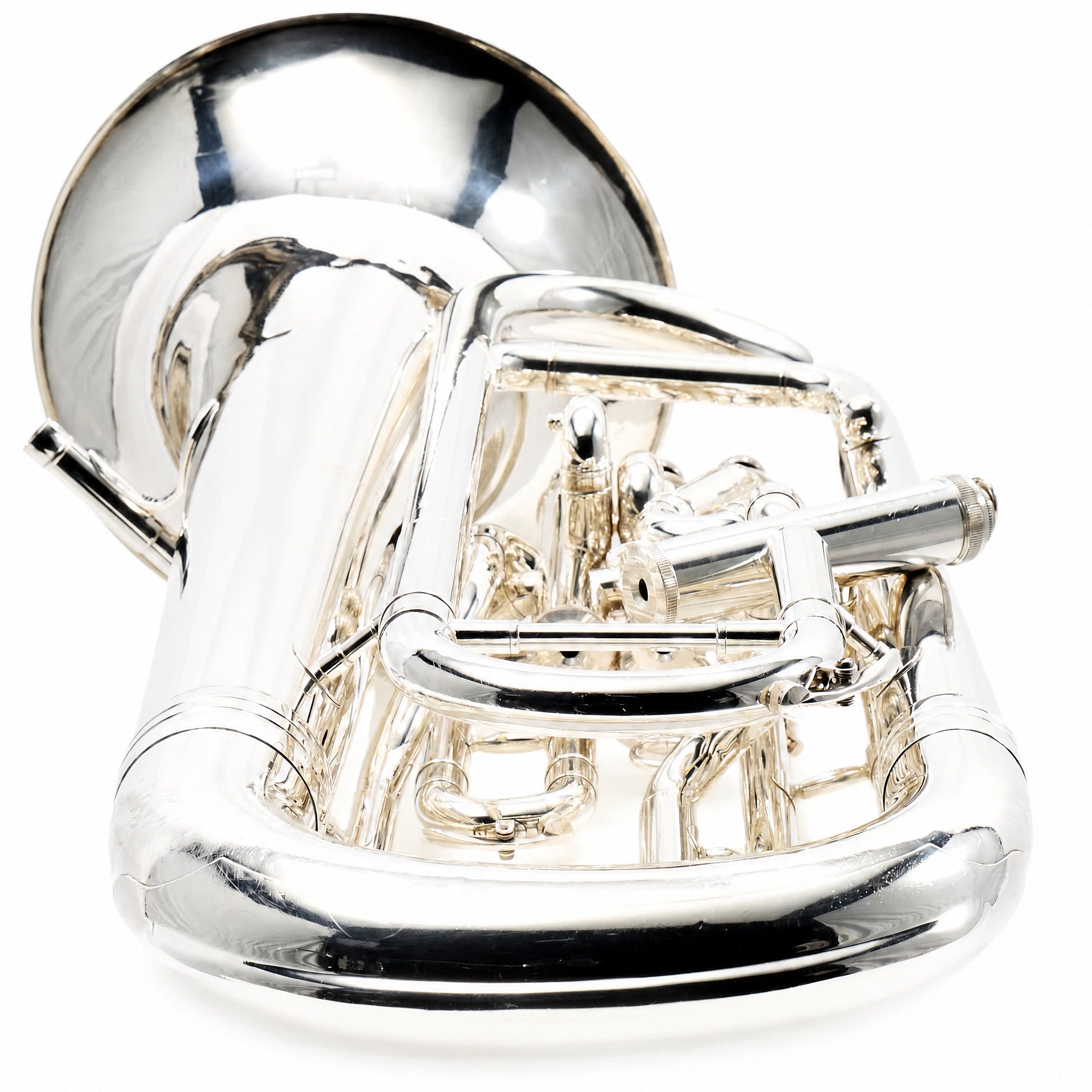 Yamaha YEP-641 Professional Bb Euphonium in Silver Plate