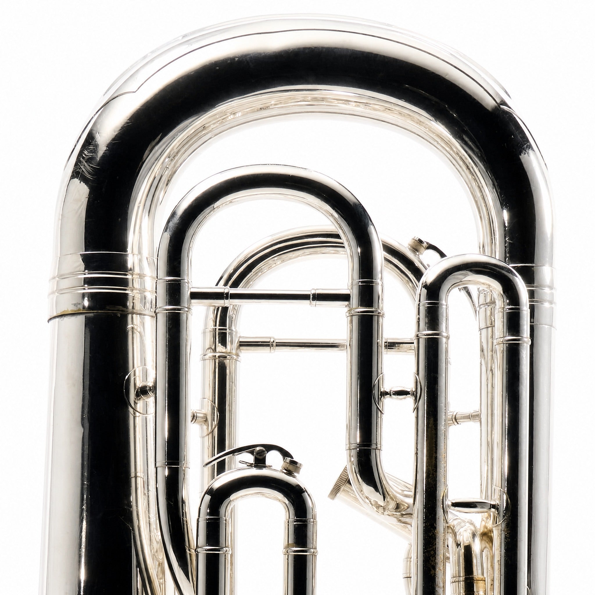 Yamaha YEP-641 Professional Bb Euphonium in Silver Plate