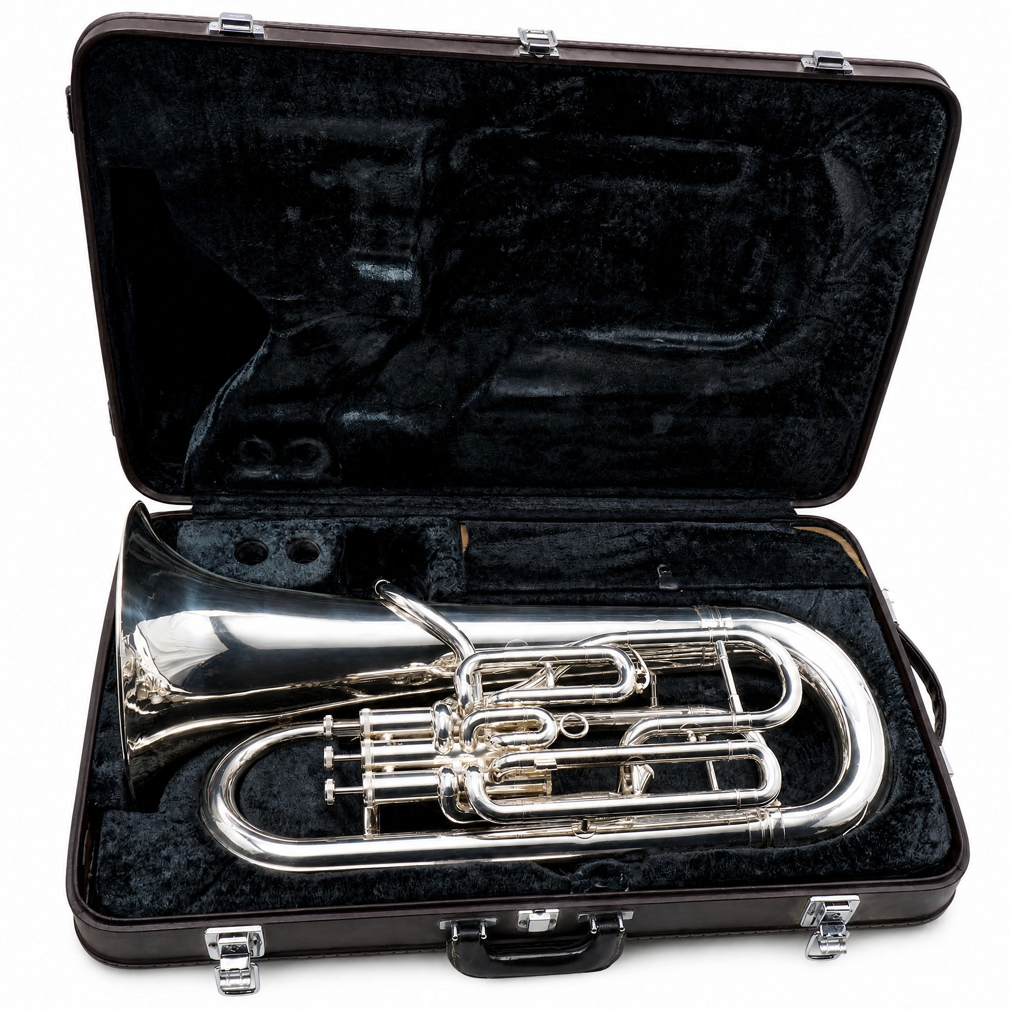 Yamaha YEP-641 Professional Bb Euphonium in Silver Plate