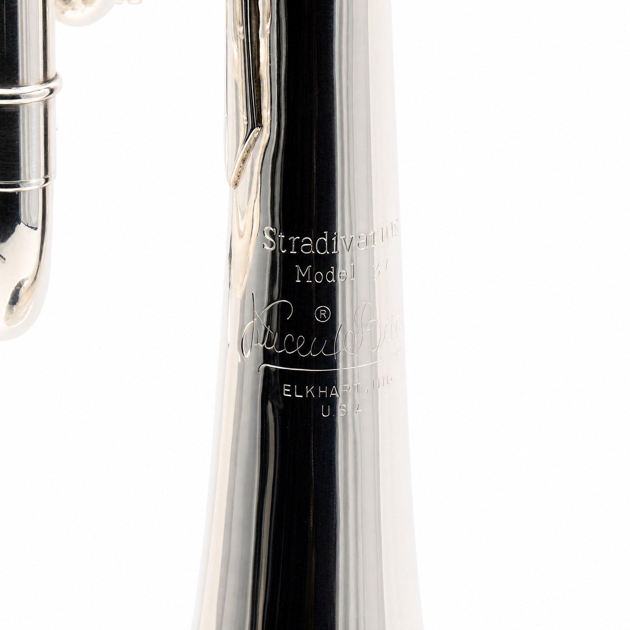Bach 180S37 Stradivarius Professional Bb Trumpet in Silver Plate