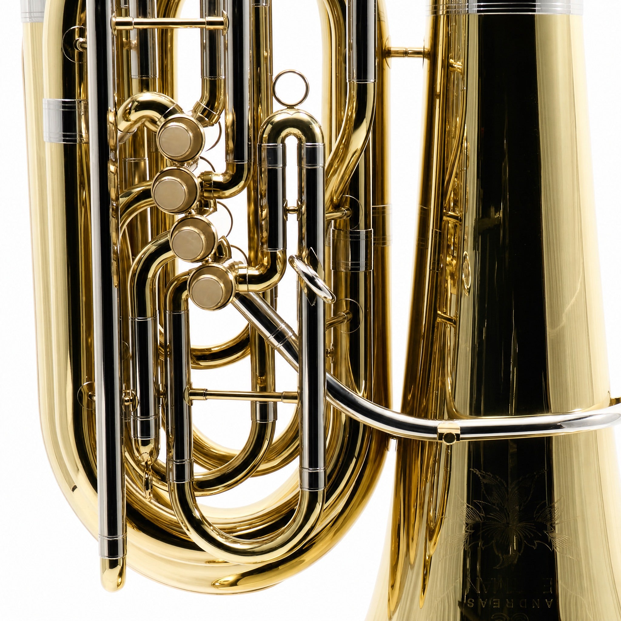 Eastman EBB534 Professional BBb Tuba in Clear Lacquer