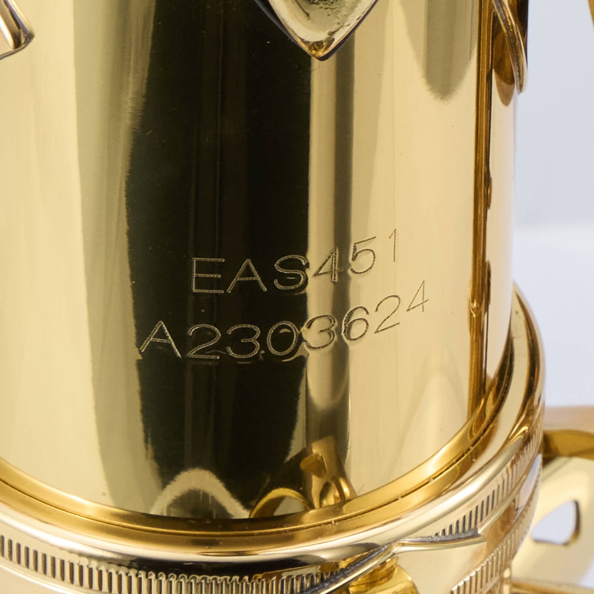 Eastman EAS451 Intermediate Eb Alto Saxophone in Gold Lacquer SN A2303624
