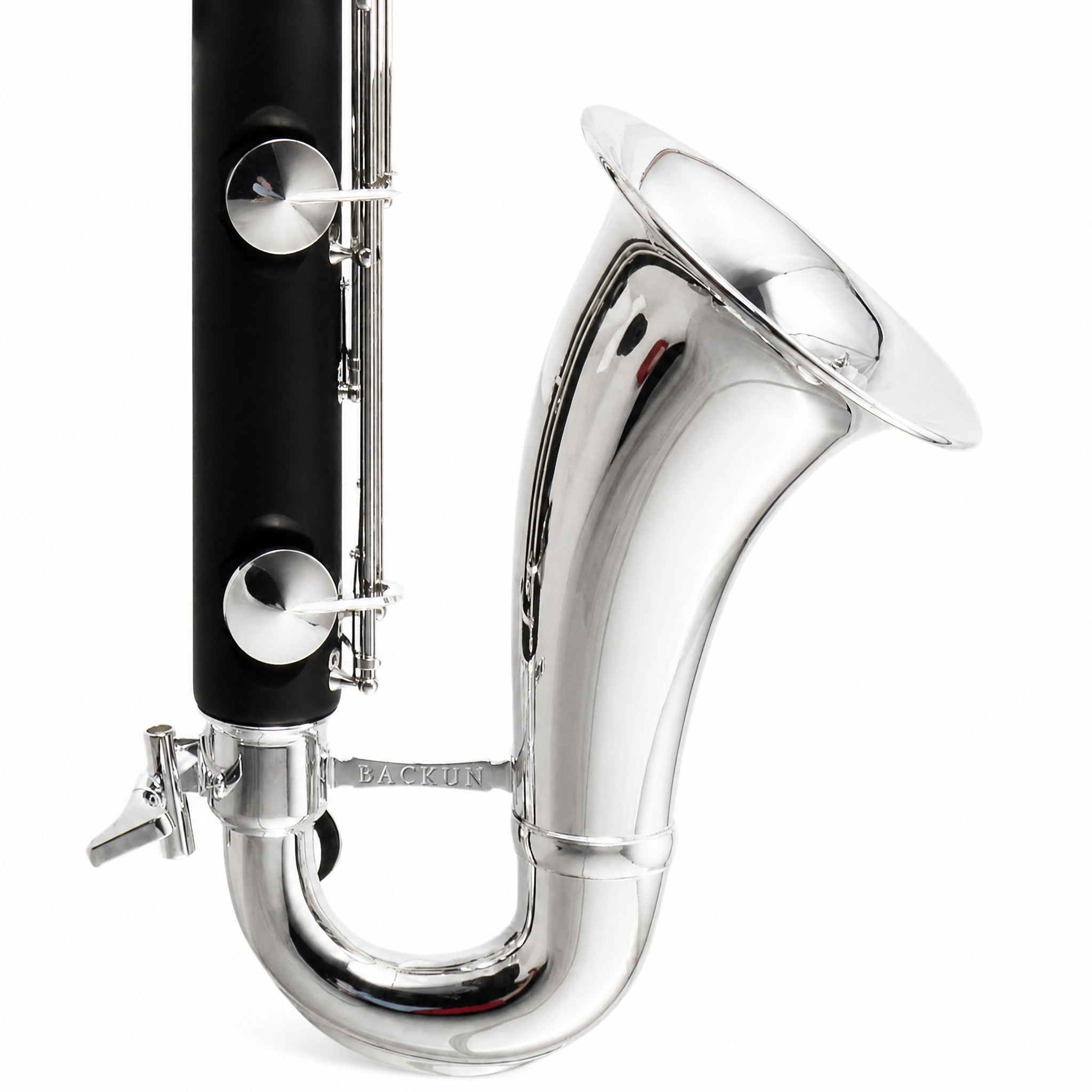 Backun BCLBBALPHA-E-SKZ 'Alpha' Bass Clarinet with Range to Low Eb