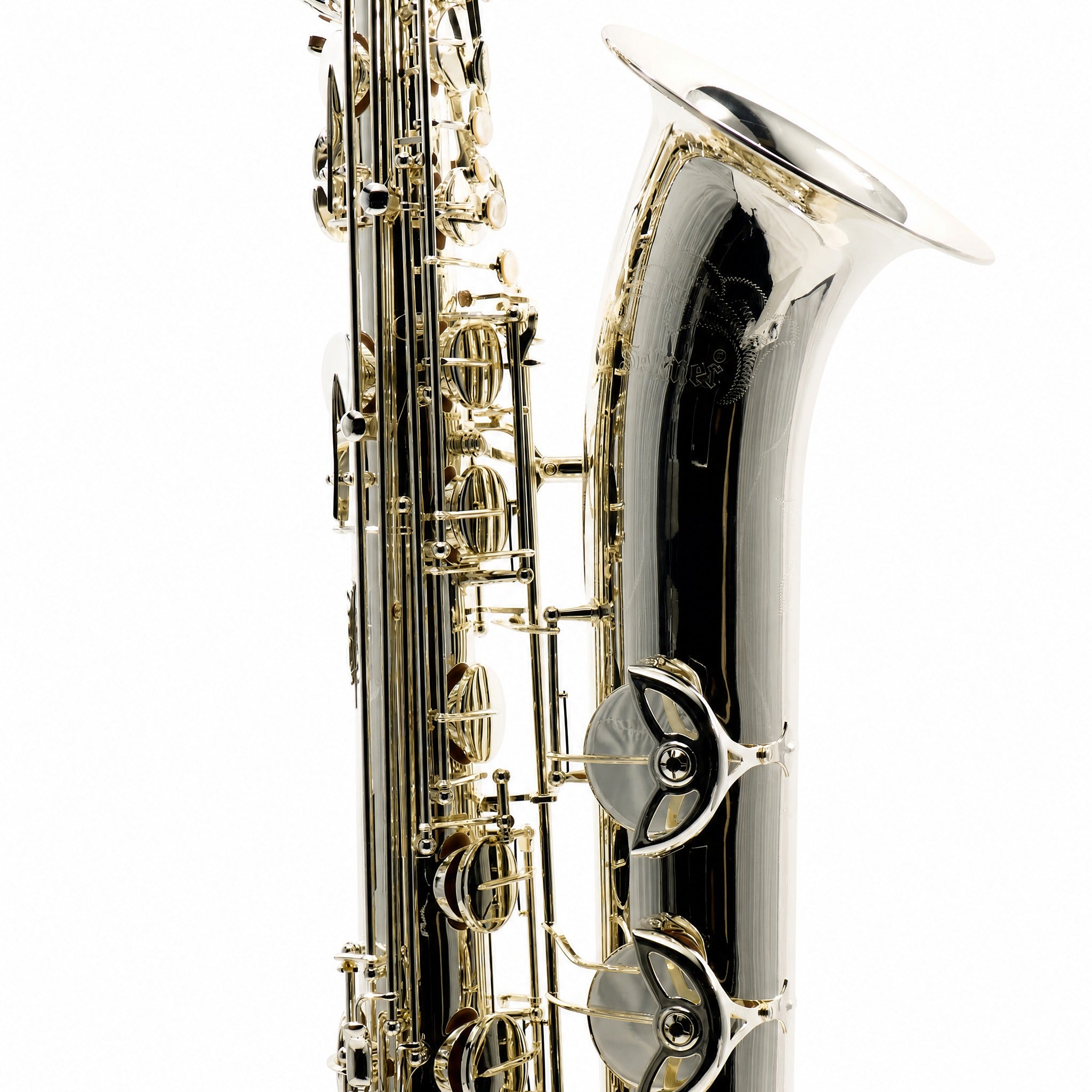Selmer SBS511S Intermediate Eb Baritone Saxophone in Silver Plate