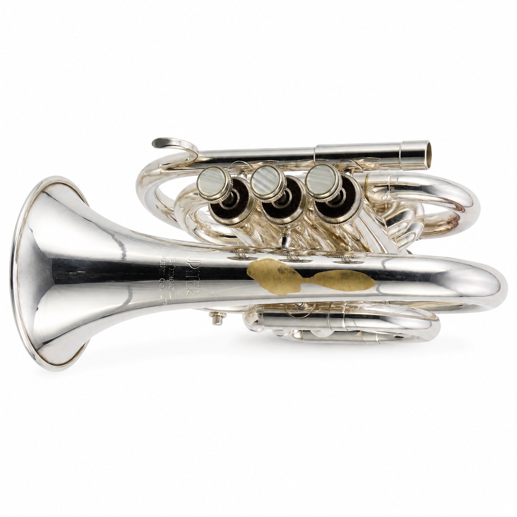 Jupiter JPT-416 Bb Pocket Trumpet in Silver Plate
