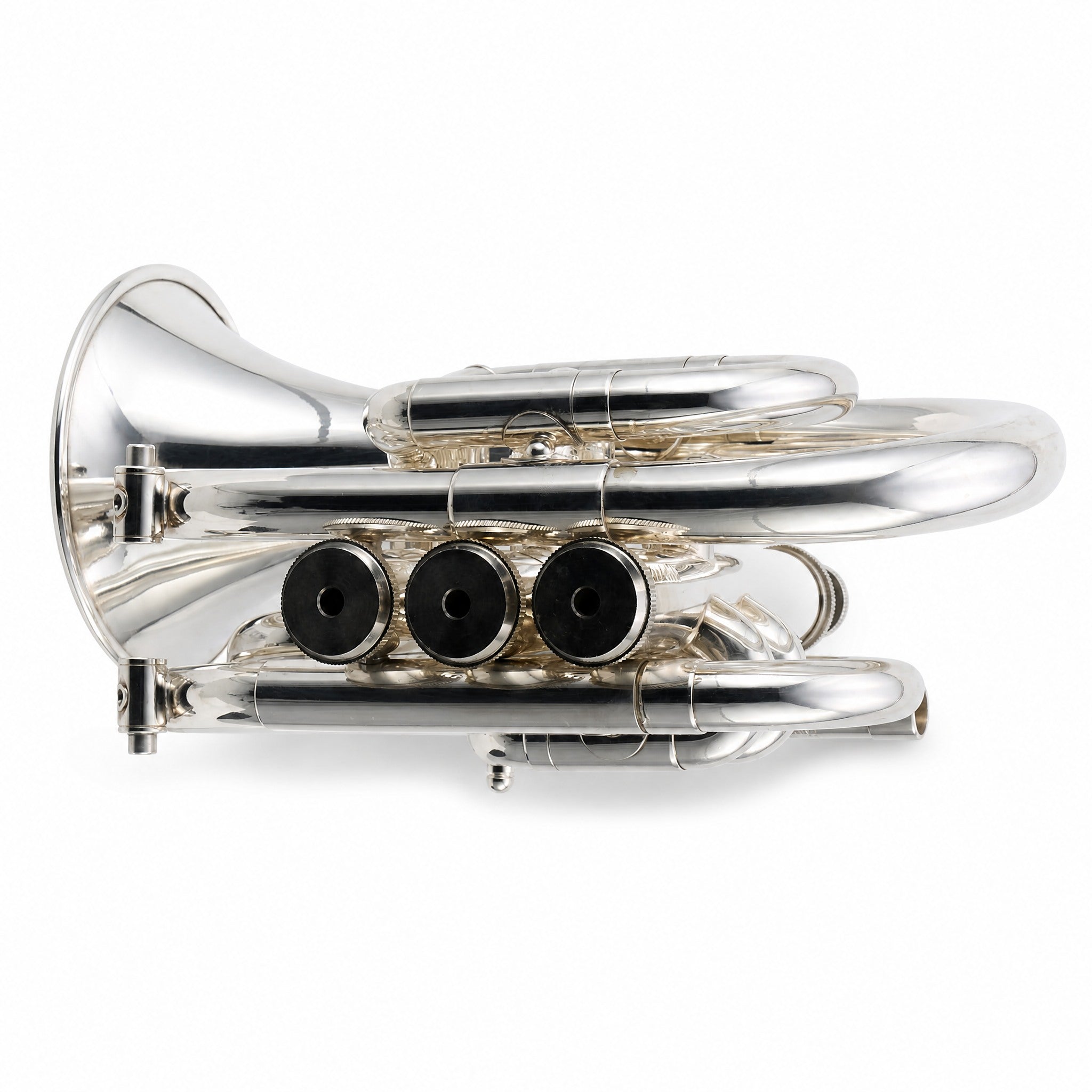 Jupiter JPT-416 Bb Pocket Trumpet in Silver Plate