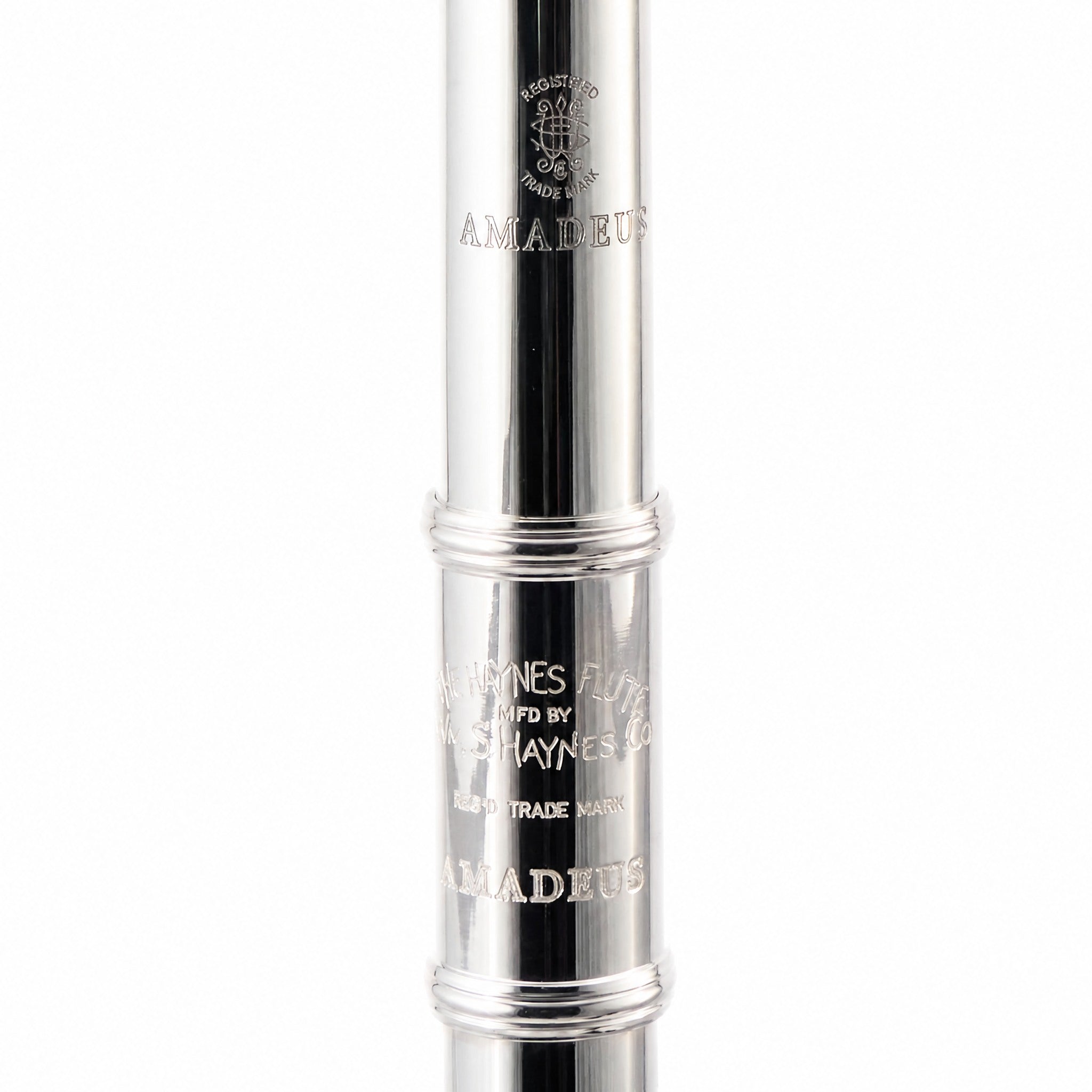 William S. Haynes AF482-CO 'Amadeus' Student C Flute in Silver Plate