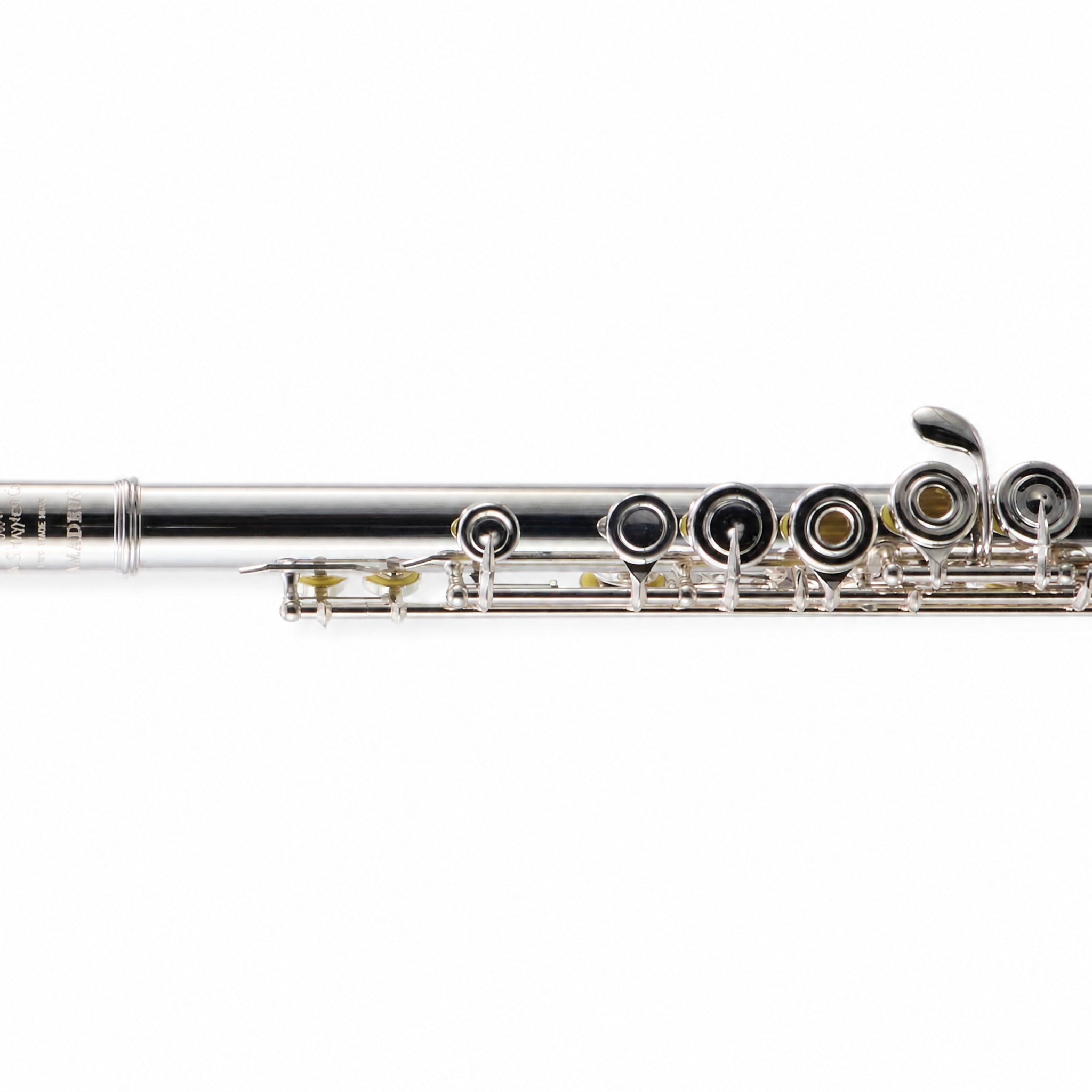 William S. Haynes AF482-CO 'Amadeus' Student C Flute in Silver Plate