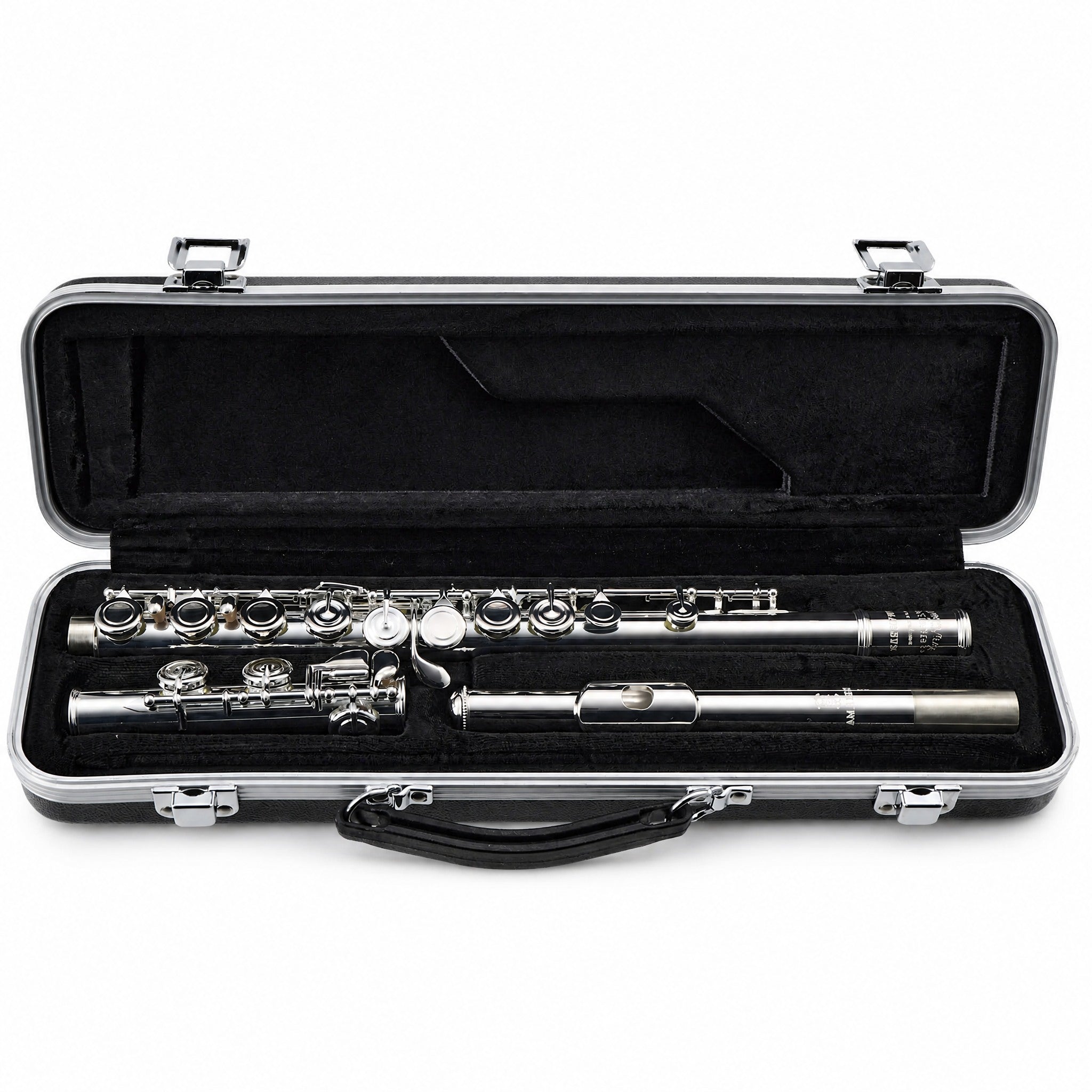 William S. Haynes AF482-CO 'Amadeus' Student C Flute in Silver Plate