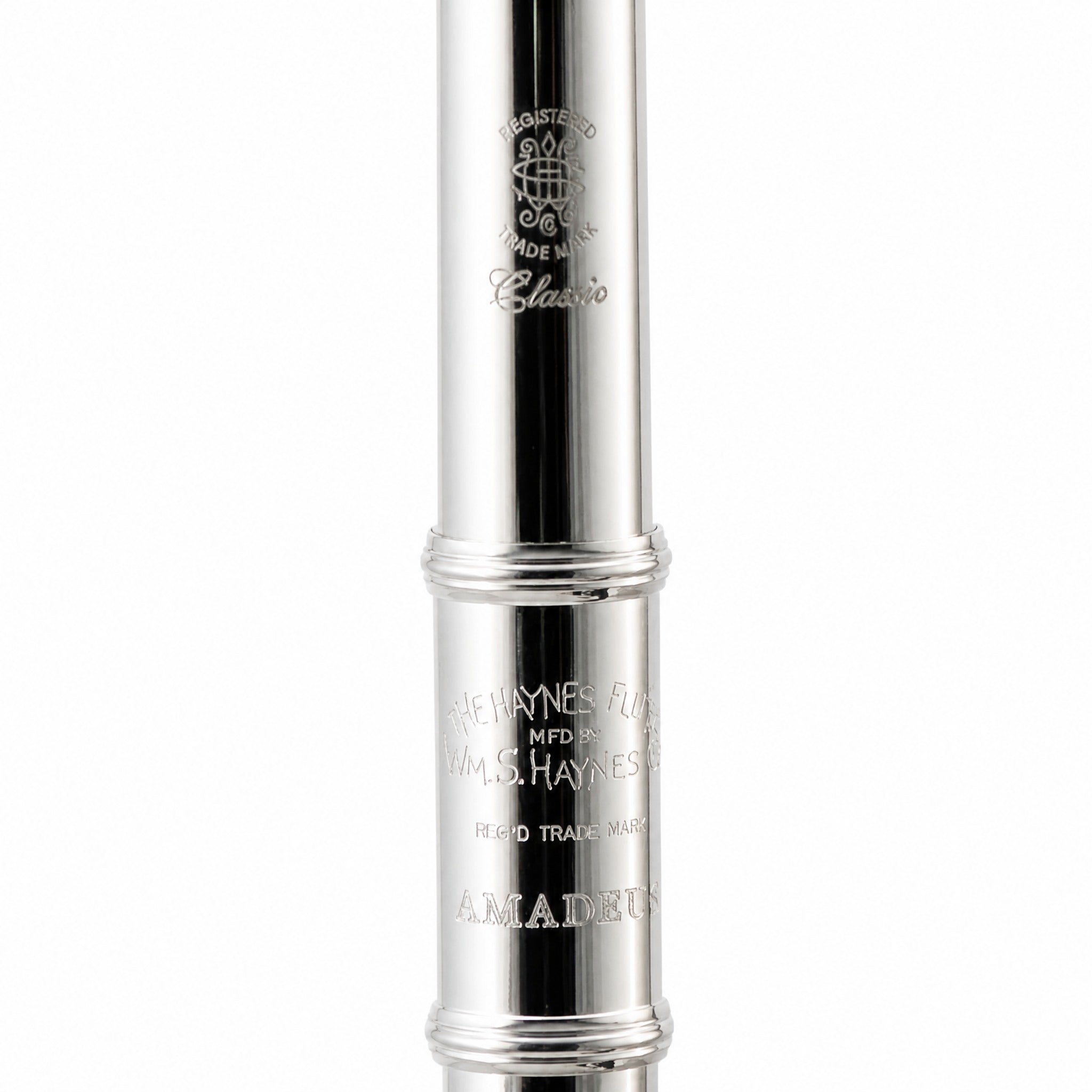William S. Haynes AF680SE-BO 'Amadeus' Intermediate Flute in Silver Plate