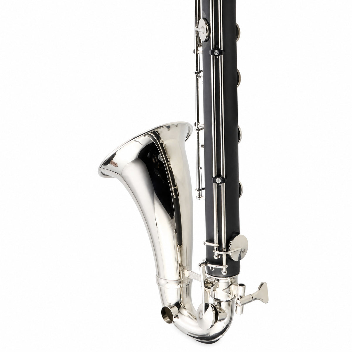 Backun BCLBBALPHA-C-NKZ 'Alpha' Student Low C Bass Clarinet with Nickel Keys