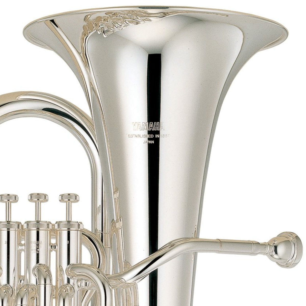 Yamaha YEP-321S Intermediate 4-Valve Bb Euphonium in Silver Plate