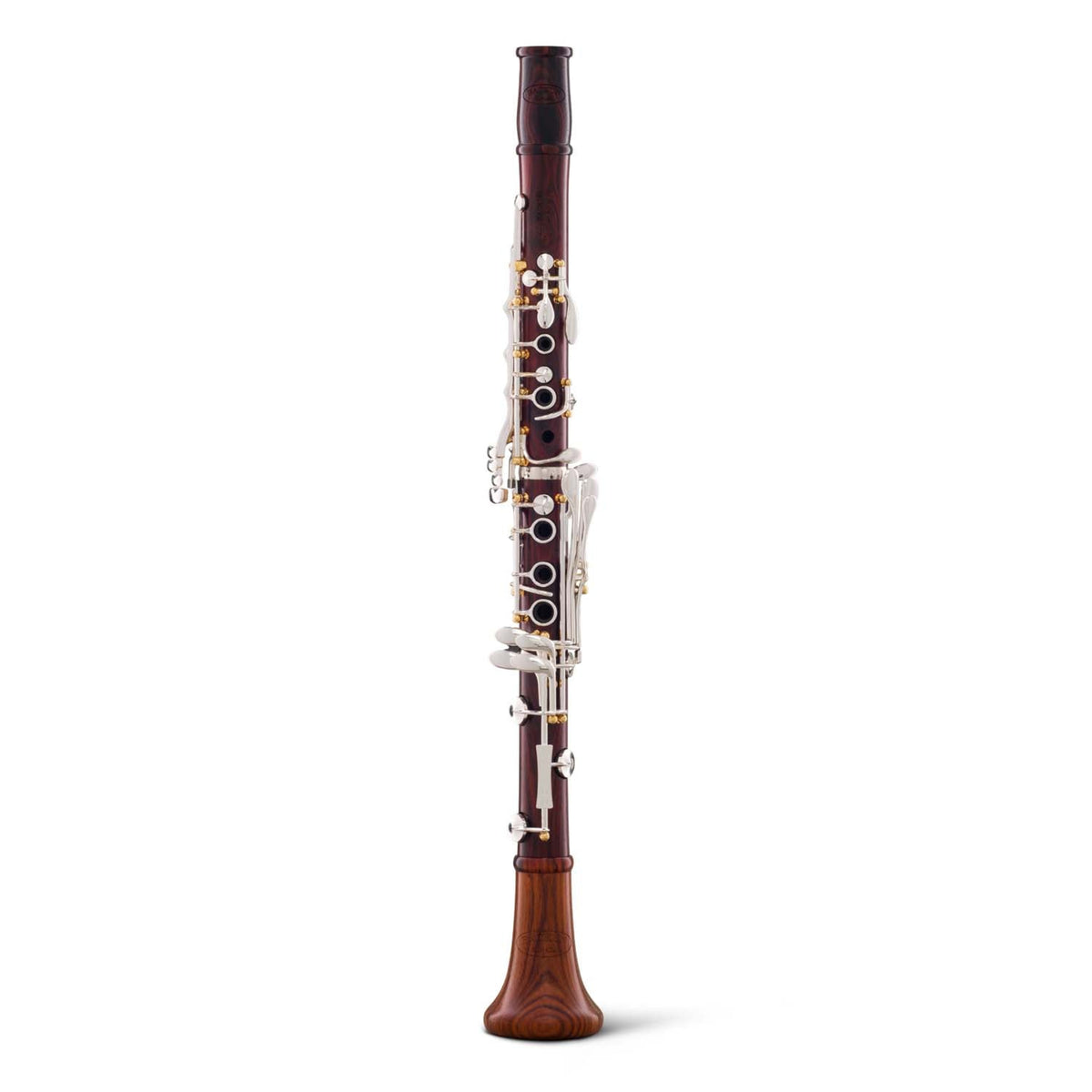 Backun BCLBPROTC-SKGE Protégé Bb Clarinet in Cocobolo with Silver Keys, Gold Posts, Left Eb Key