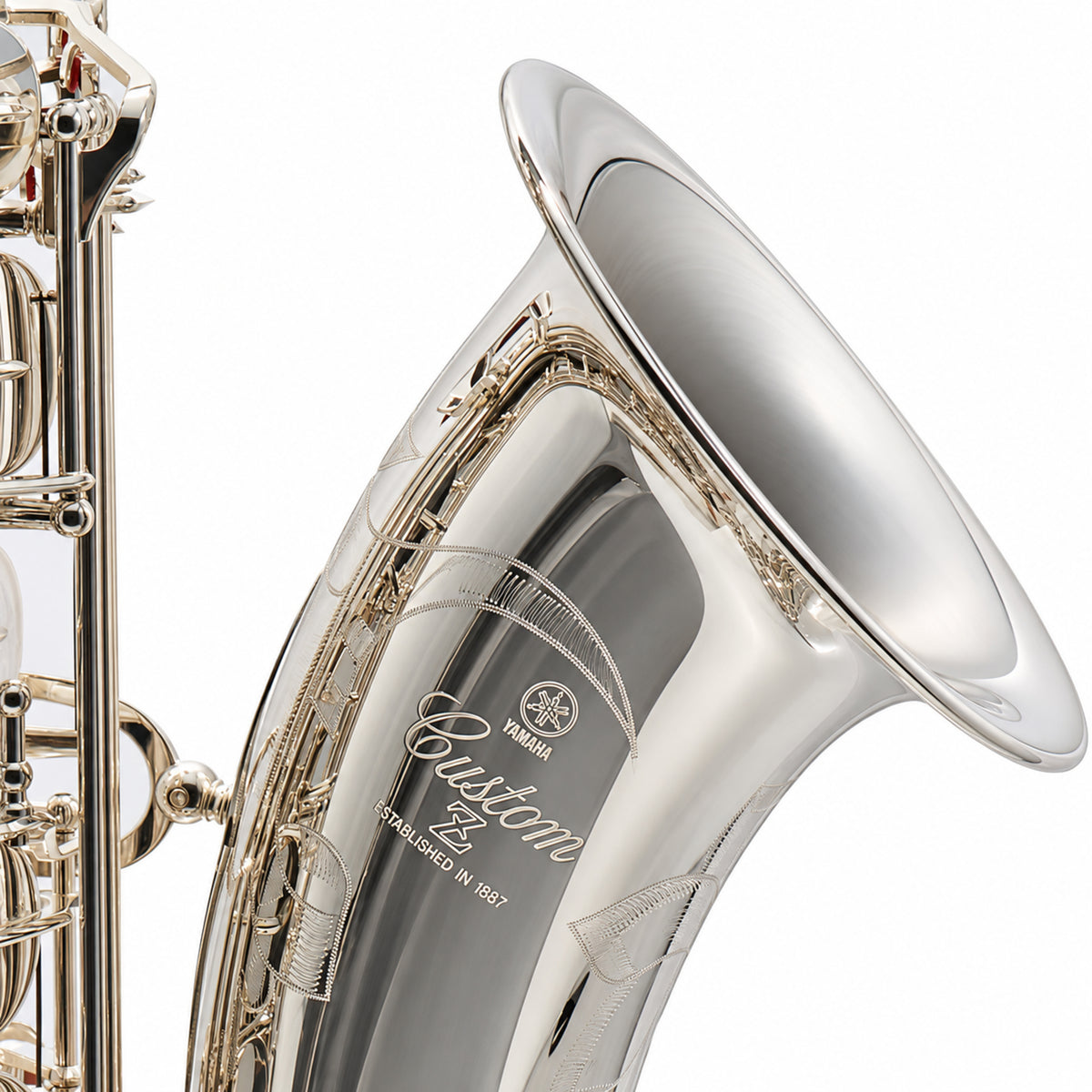 Yamaha YTS-82ZIIS 'Custom Z' Professional Tenor Saxophone in Silver Plate