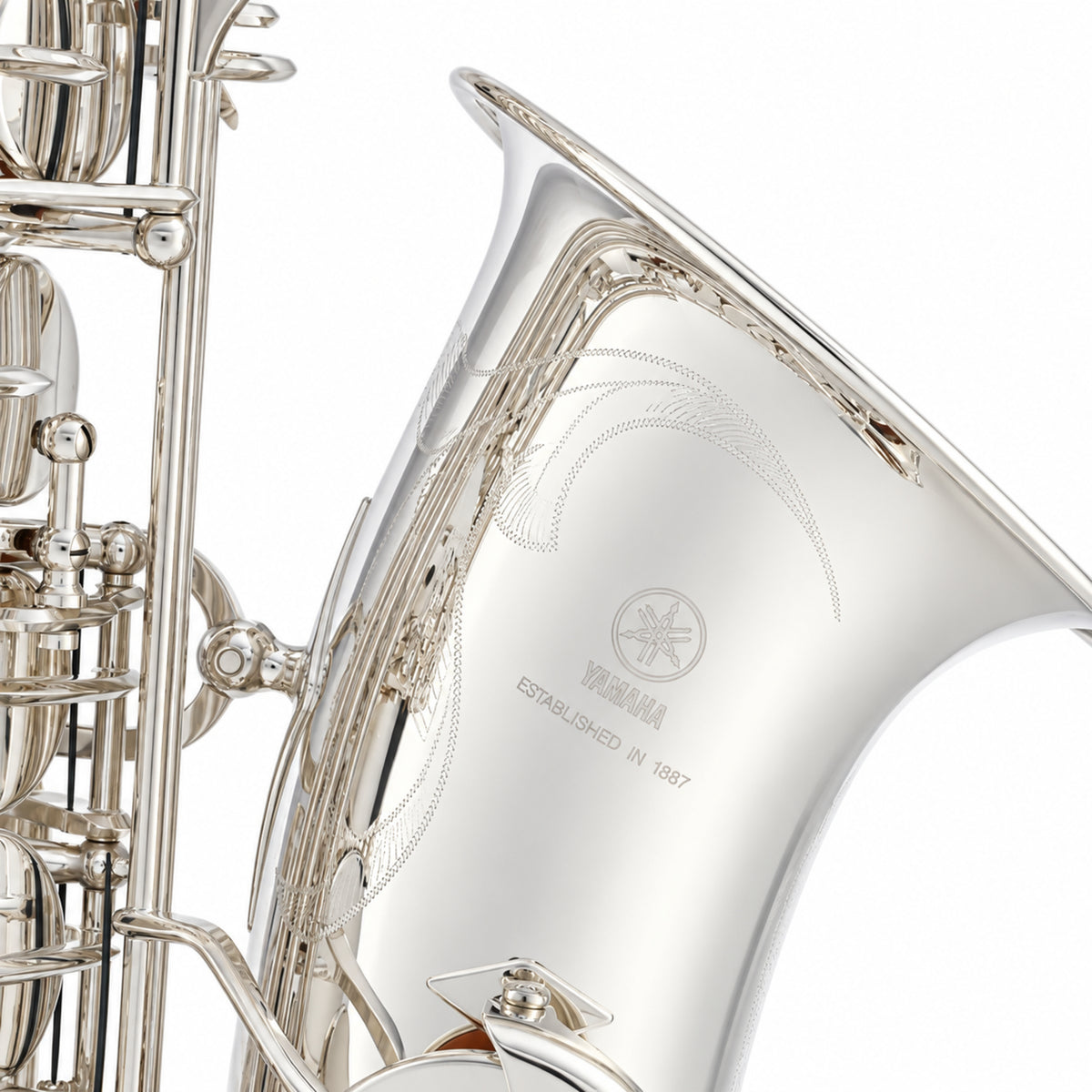 Yamaha YAS-875EXIIS 'Custom EX' Professional Alto Saxophone in Silver Plate