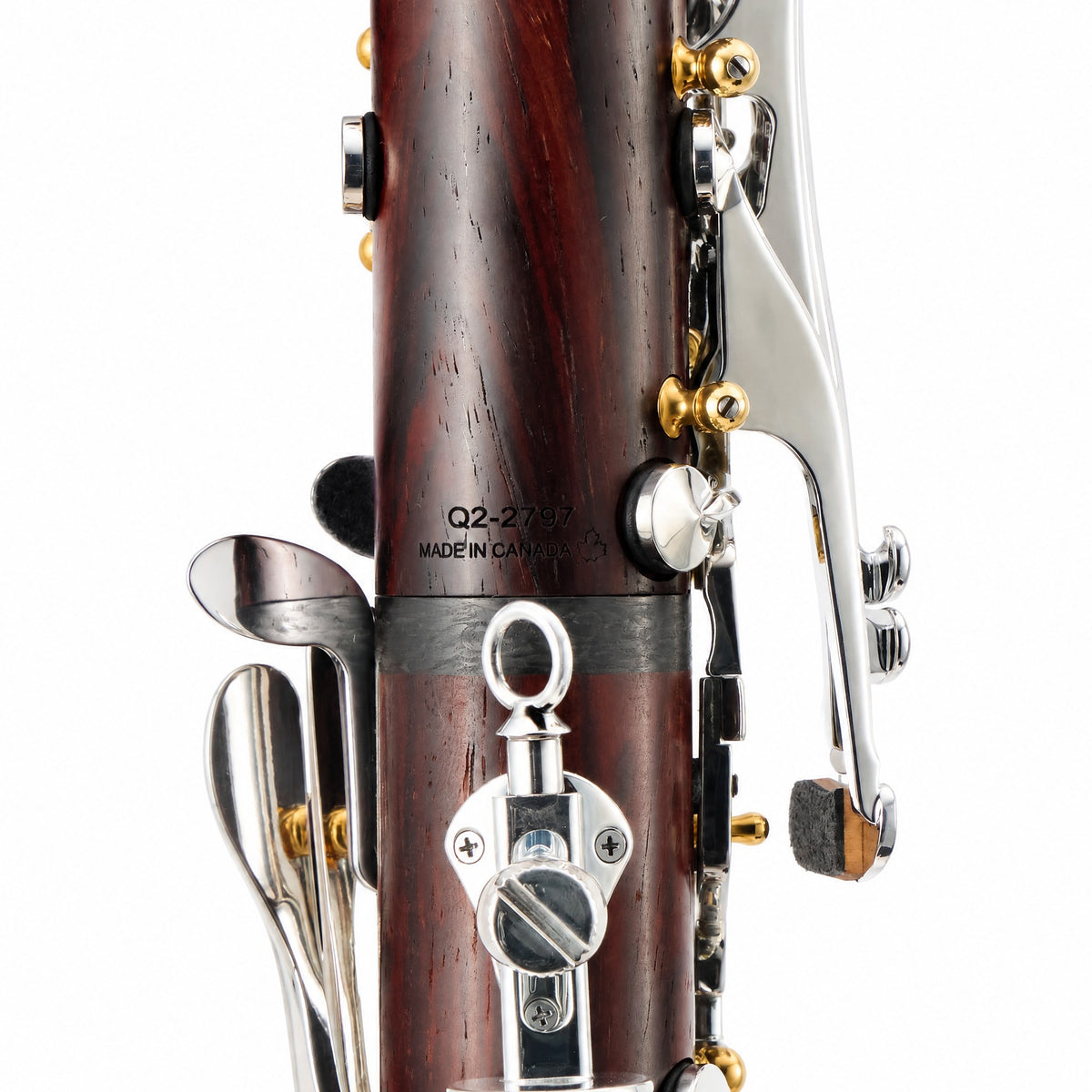 Backun BCLAQC-SKGE Q-Series Professional A Clarinet in Cocobolo