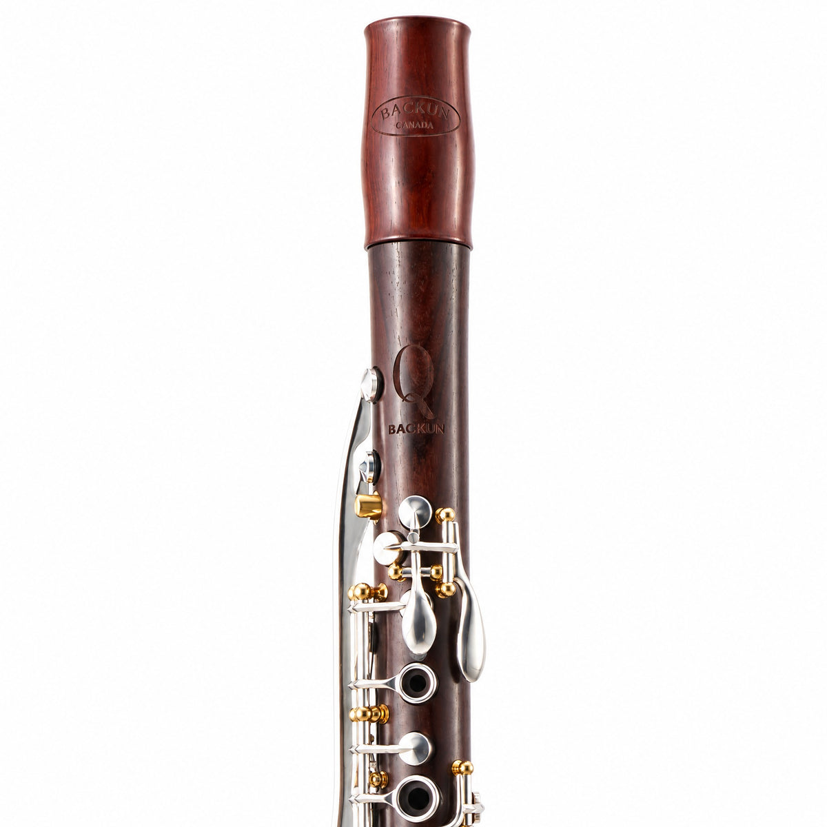 Backun BCLAQC-SKGE Q-Series Professional A Clarinet in Cocobolo