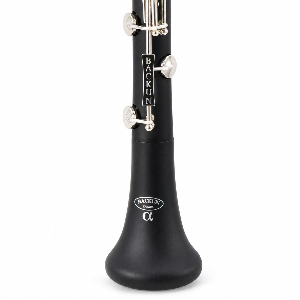 Backun BCLBALPHA-SKE 'Alpha' Student Bb Clarinet with Silver Keys, Left Eb Key