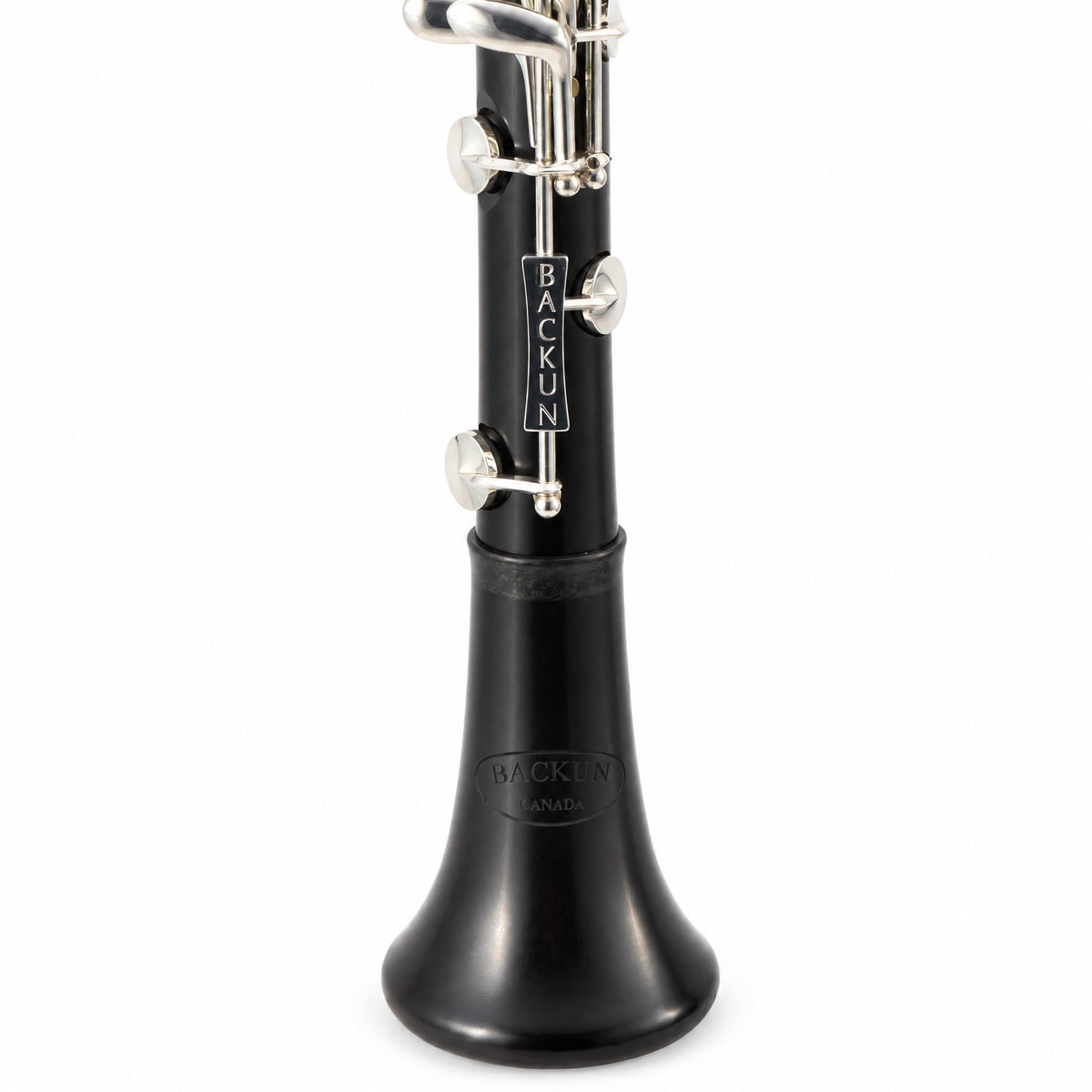 Backun BCLBQG-SK Q-Series Professional Bb Clarinet in Grenadilla with Silver Keys
